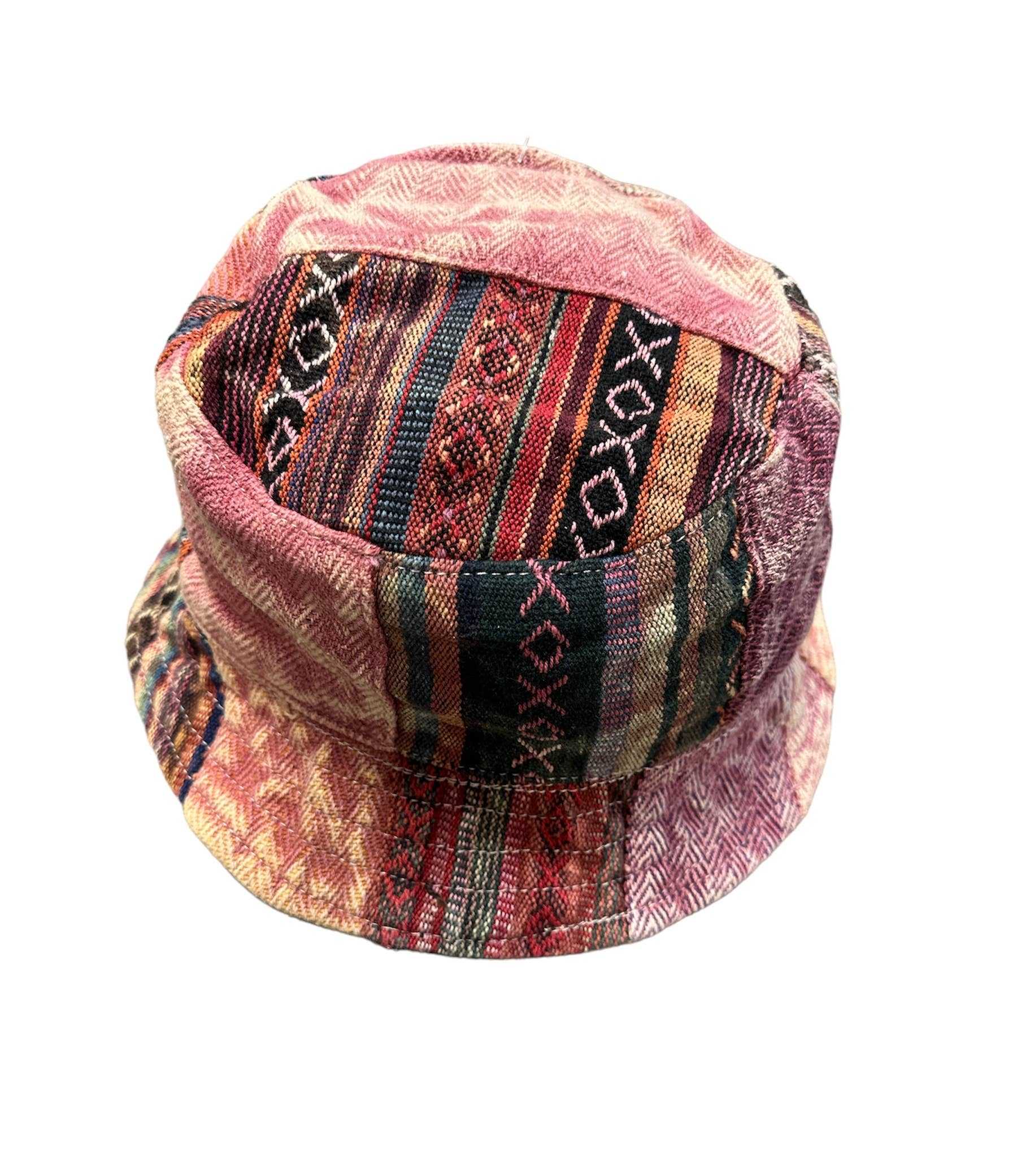 Patchwork Sun Hat (Cotton & Hemp)