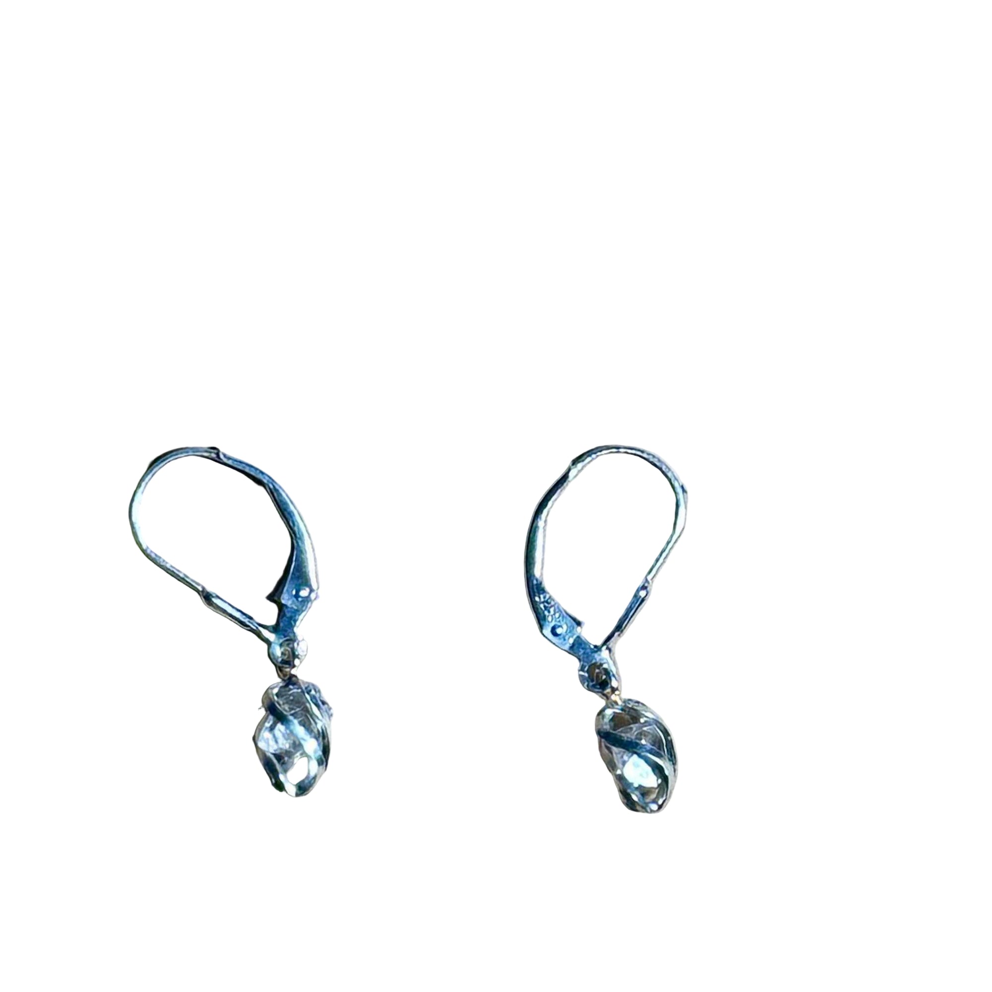 Herkimer Small Dangle Bertoni Earrings - Sterling Silver