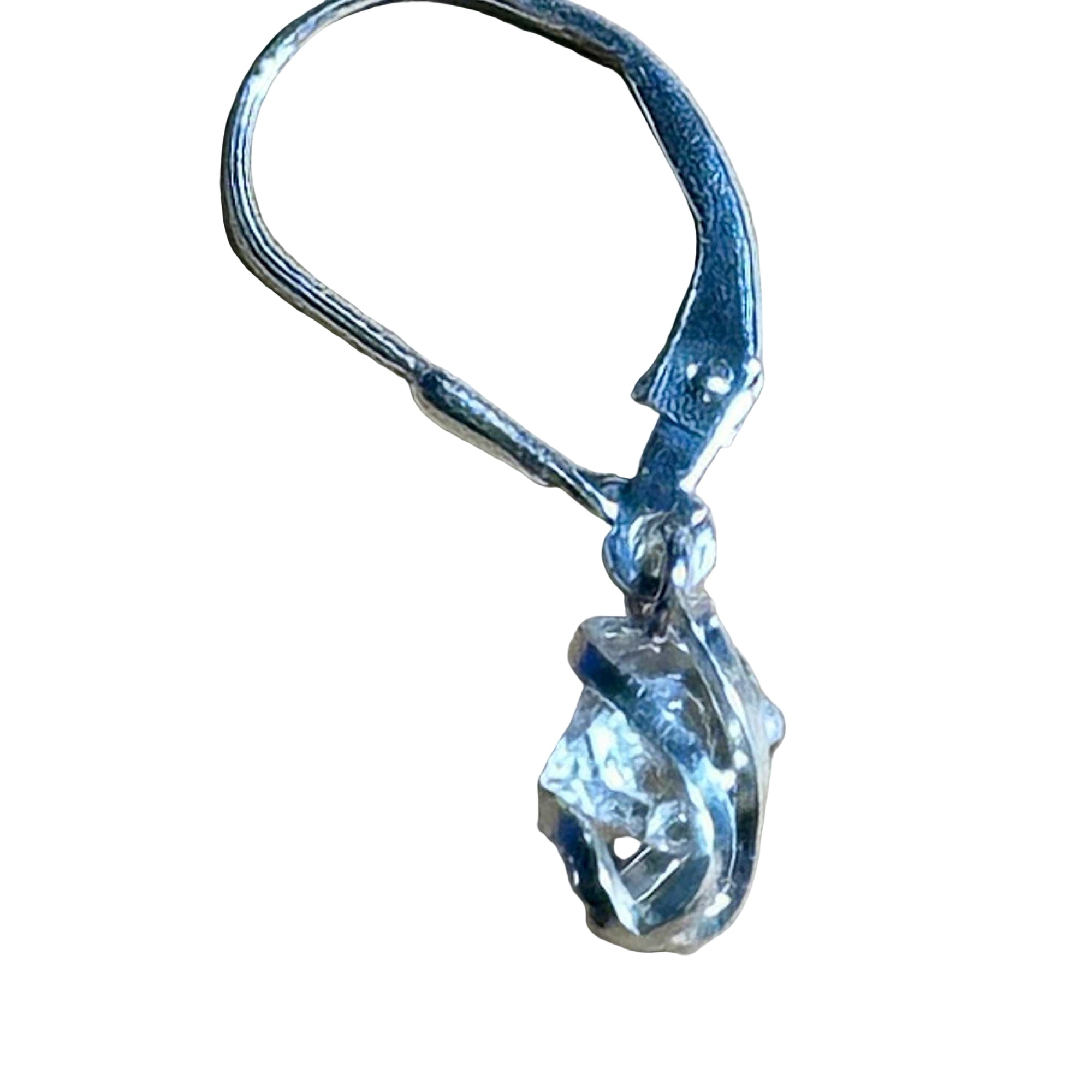 Herkimer Small Dangle Bertoni Earrings - Sterling Silver