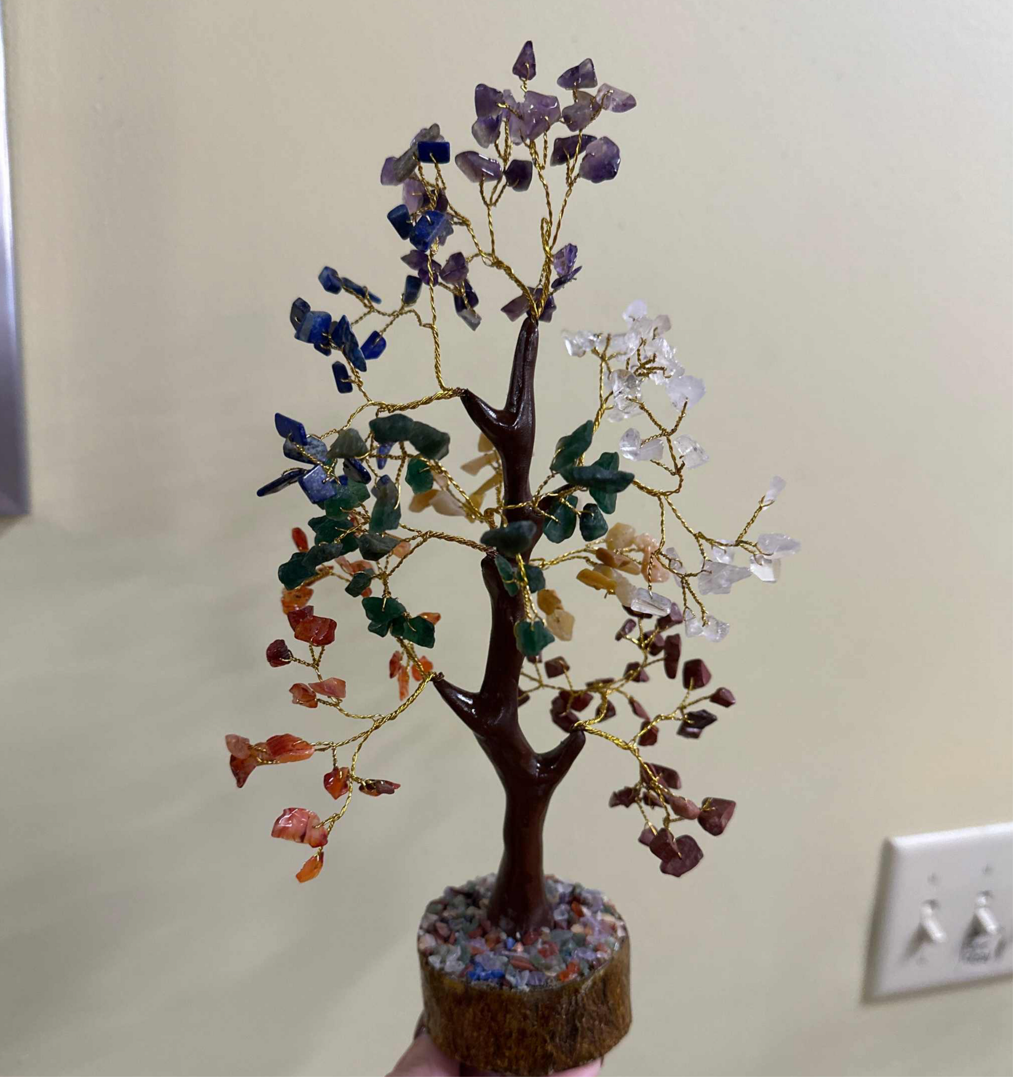 7 Chakra Crystal Gem Tree
