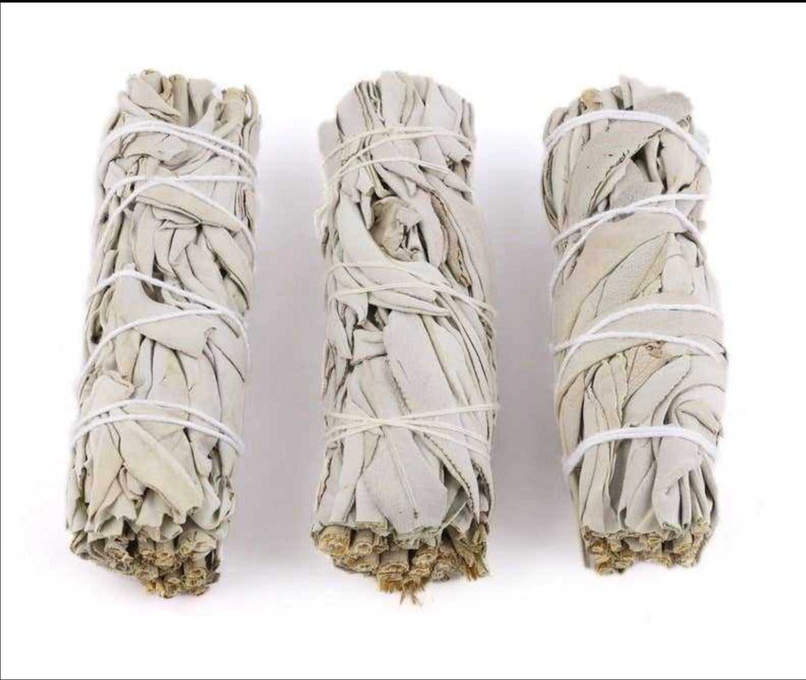 4" White Sage - Sacred Crystals Smudge Sticks