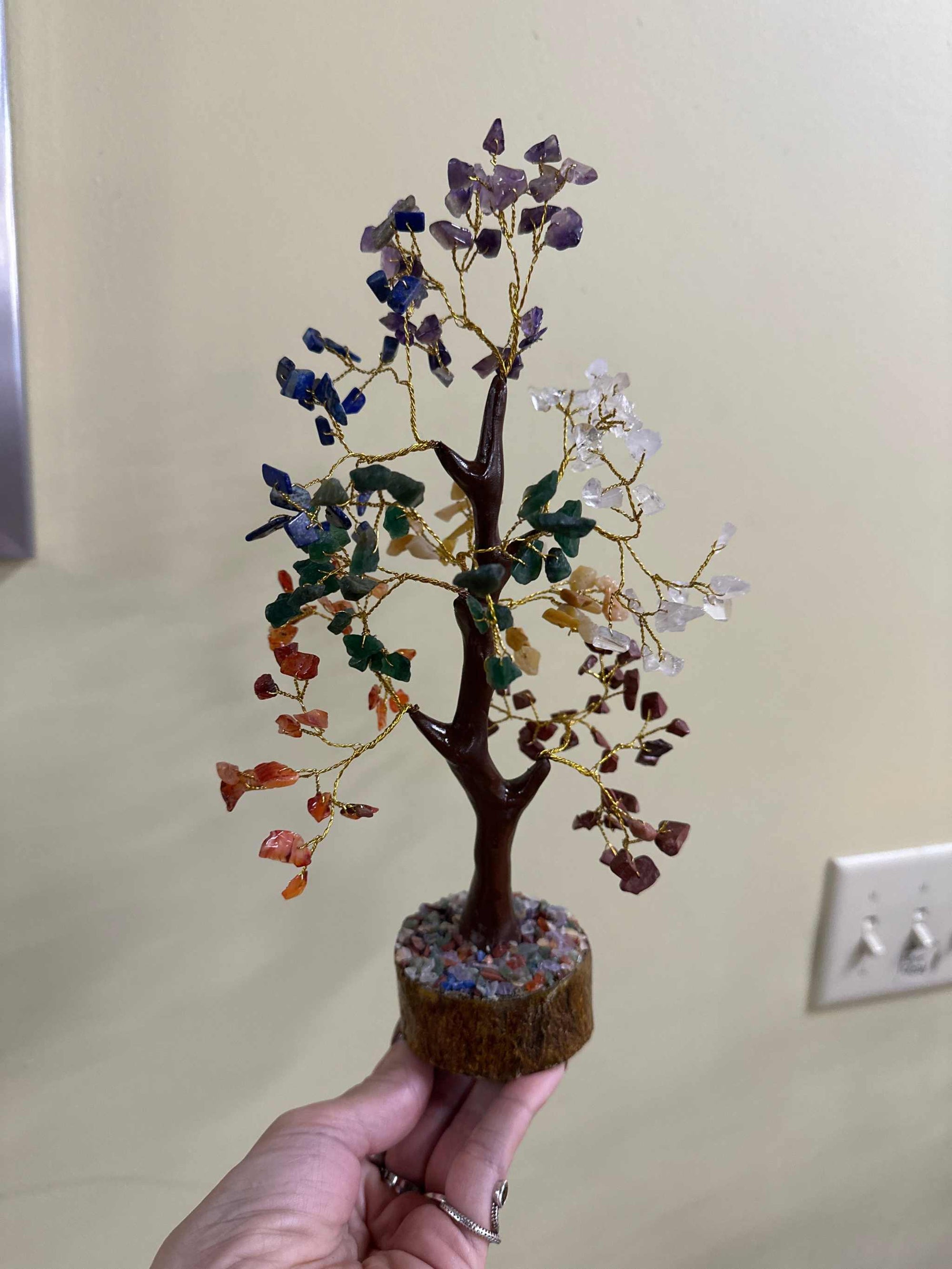 7 Chakra Crystal Gem Tree