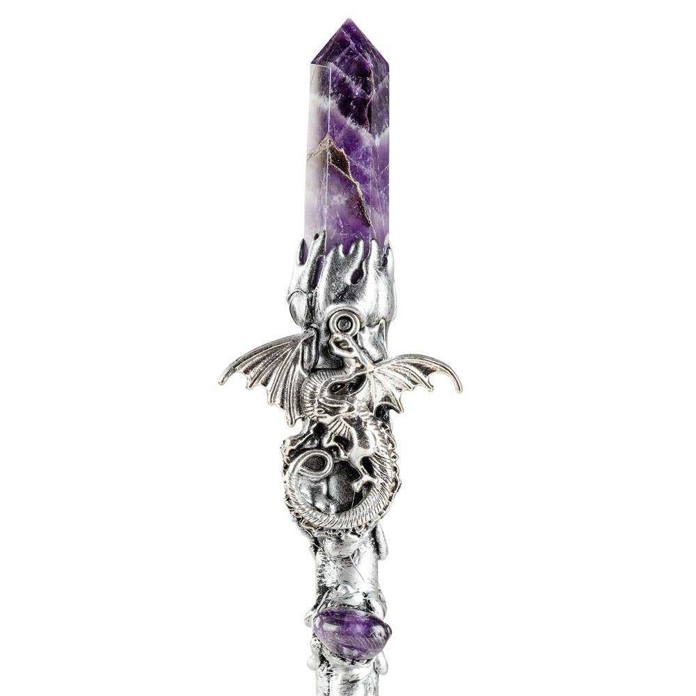 Dragon Wand with Amethyst