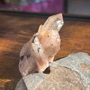 Natural Kundalini Citrine Shadow Cluster 🌑✨
