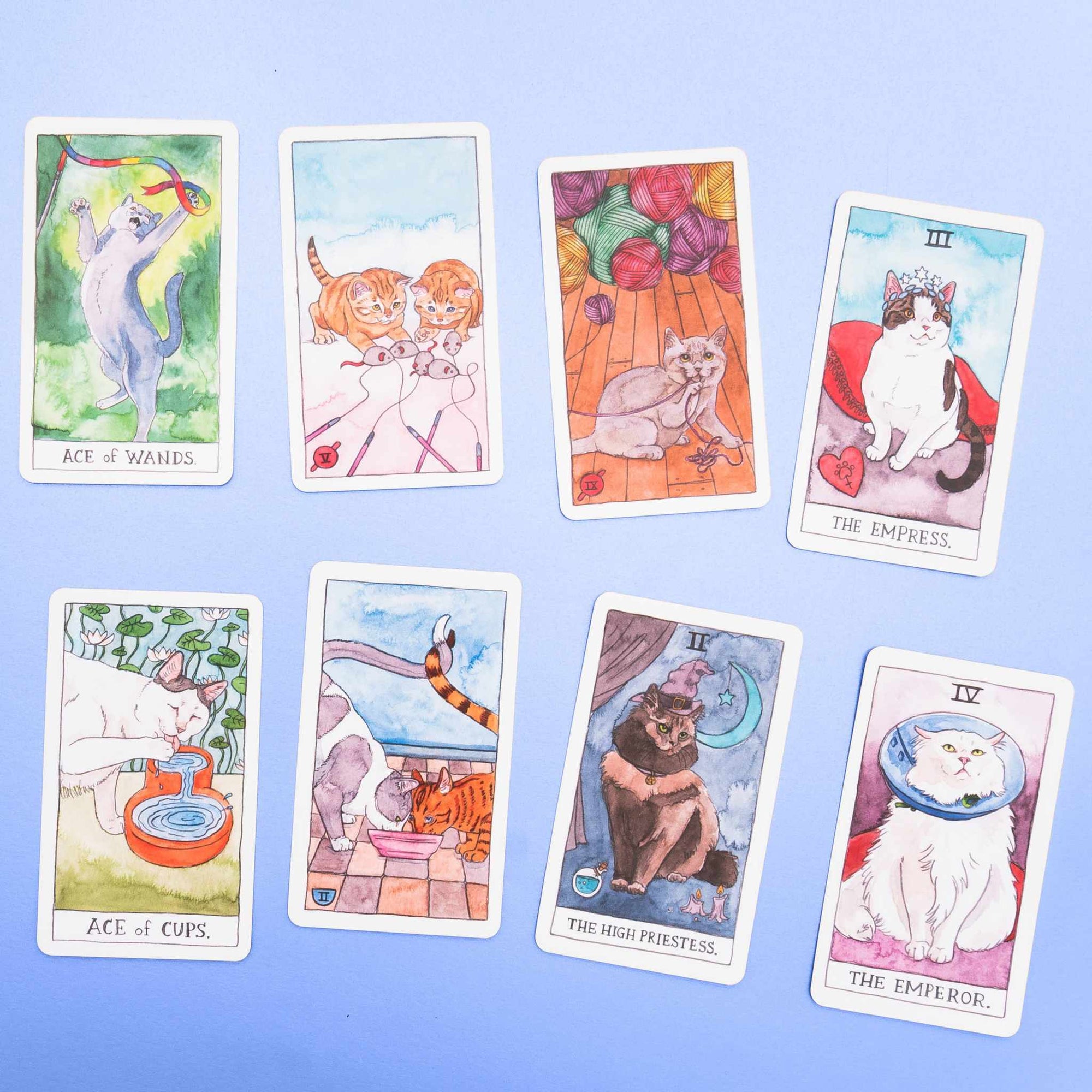 Cat Tarot illustrated by Lynn Kott