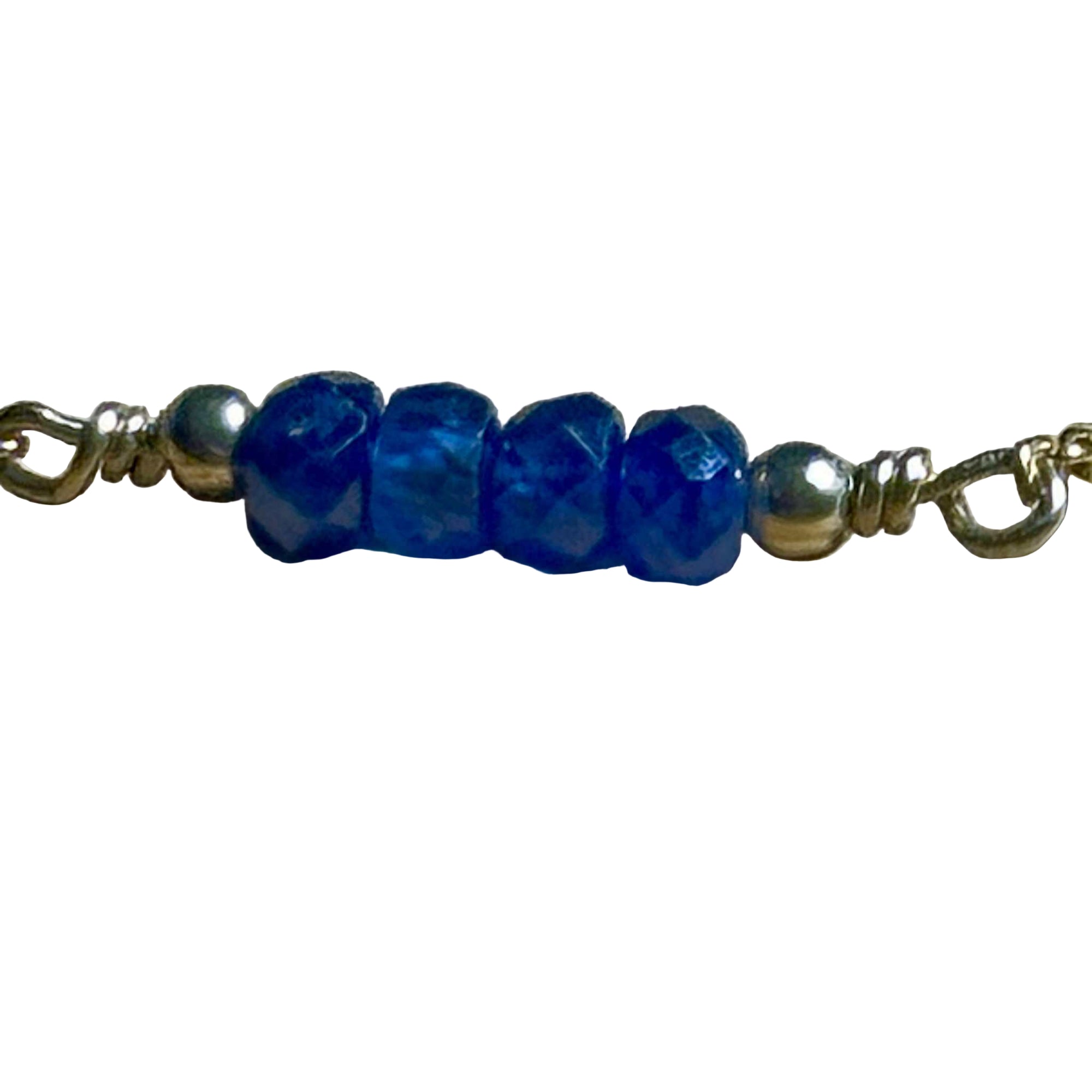 Bertoni September Birthstone Necklace – Sapphire Healing Crystal Jewelry