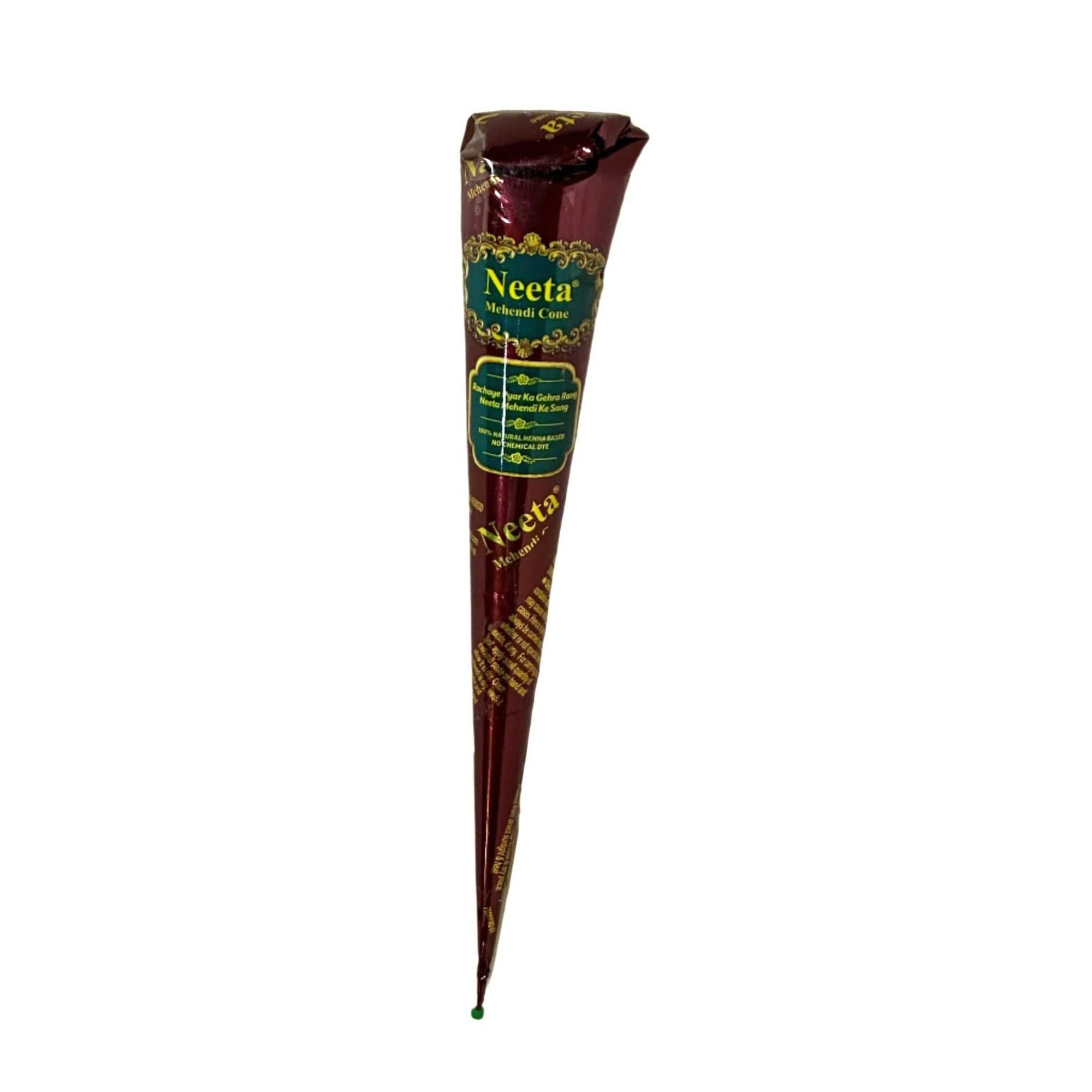 Neeta Mehendi Henna Cone (Red) - 100% Natural, No Chemical Dye