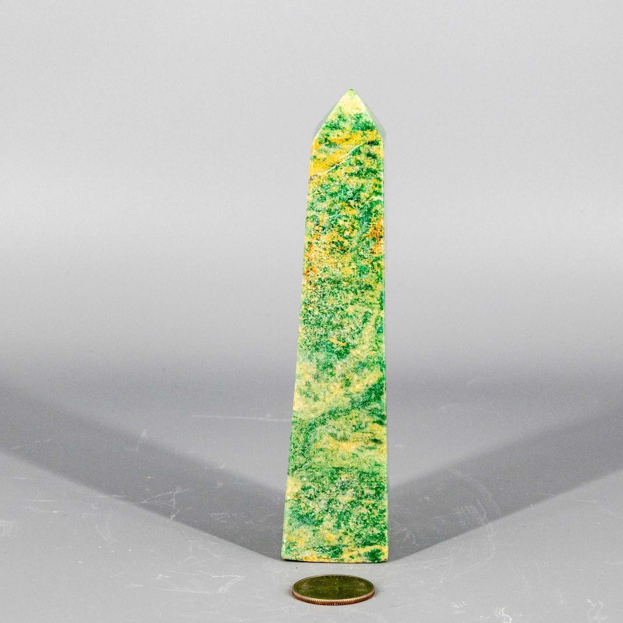 Aventurine Tall Quartz Obelisk Tower