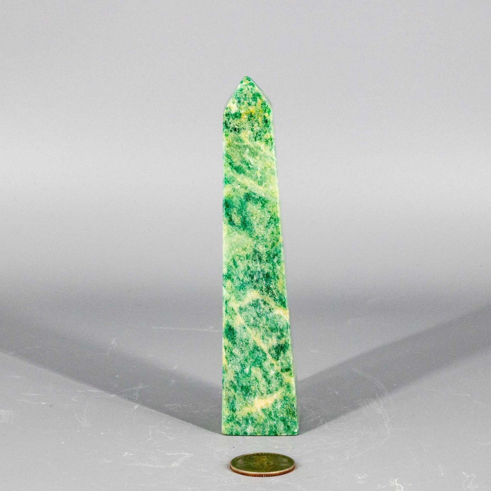 Aventurine Tall Quartz Obelisk Tower