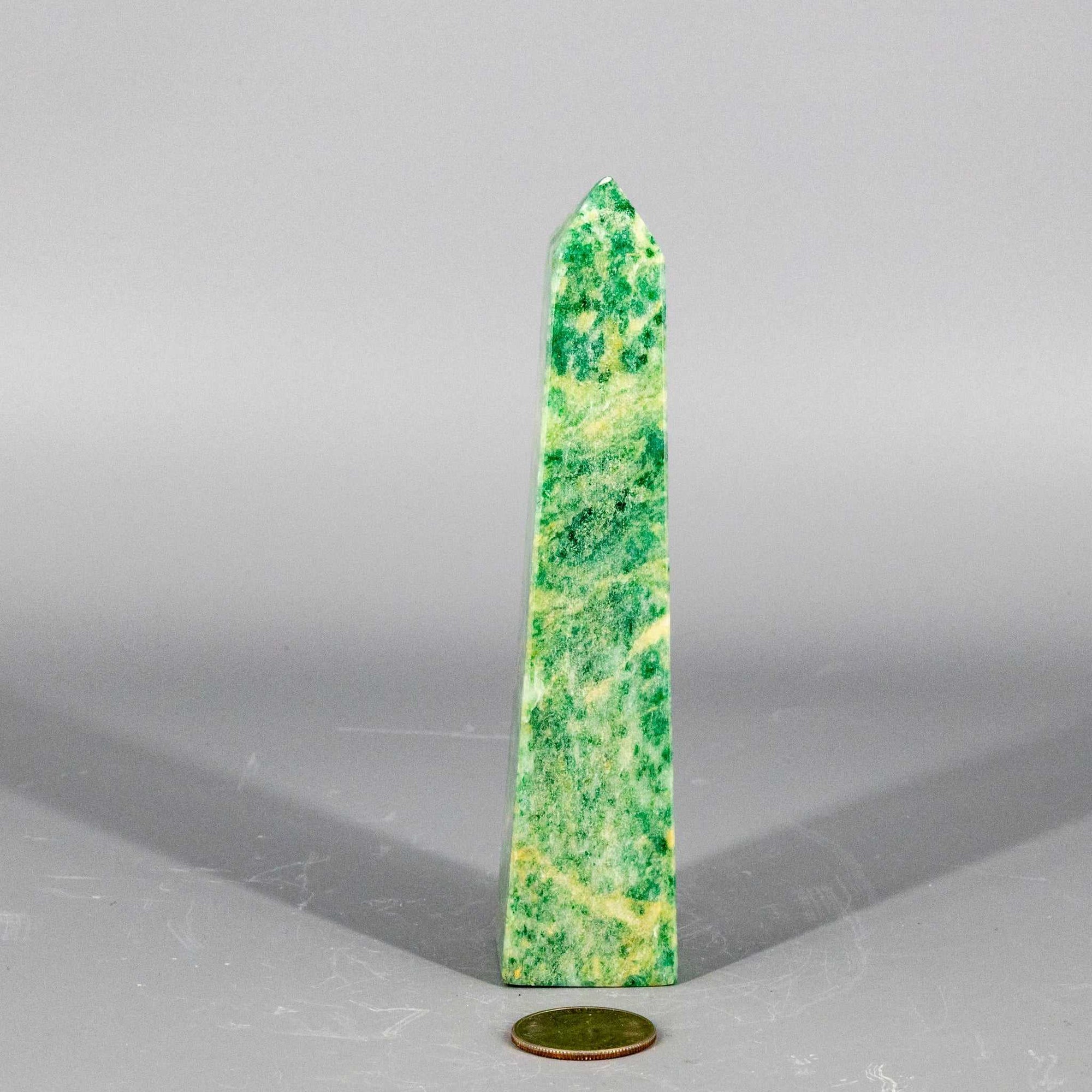 Aventurine Tall Quartz Obelisk Tower