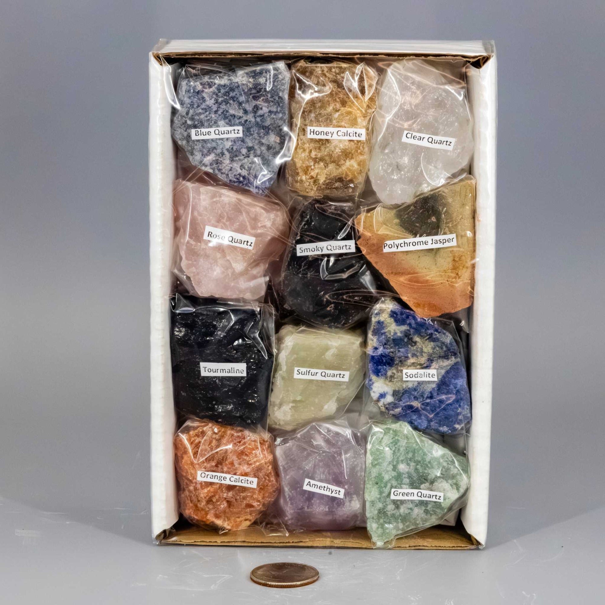 "Box-O-Rocks" 12 Pieces Assorted Set