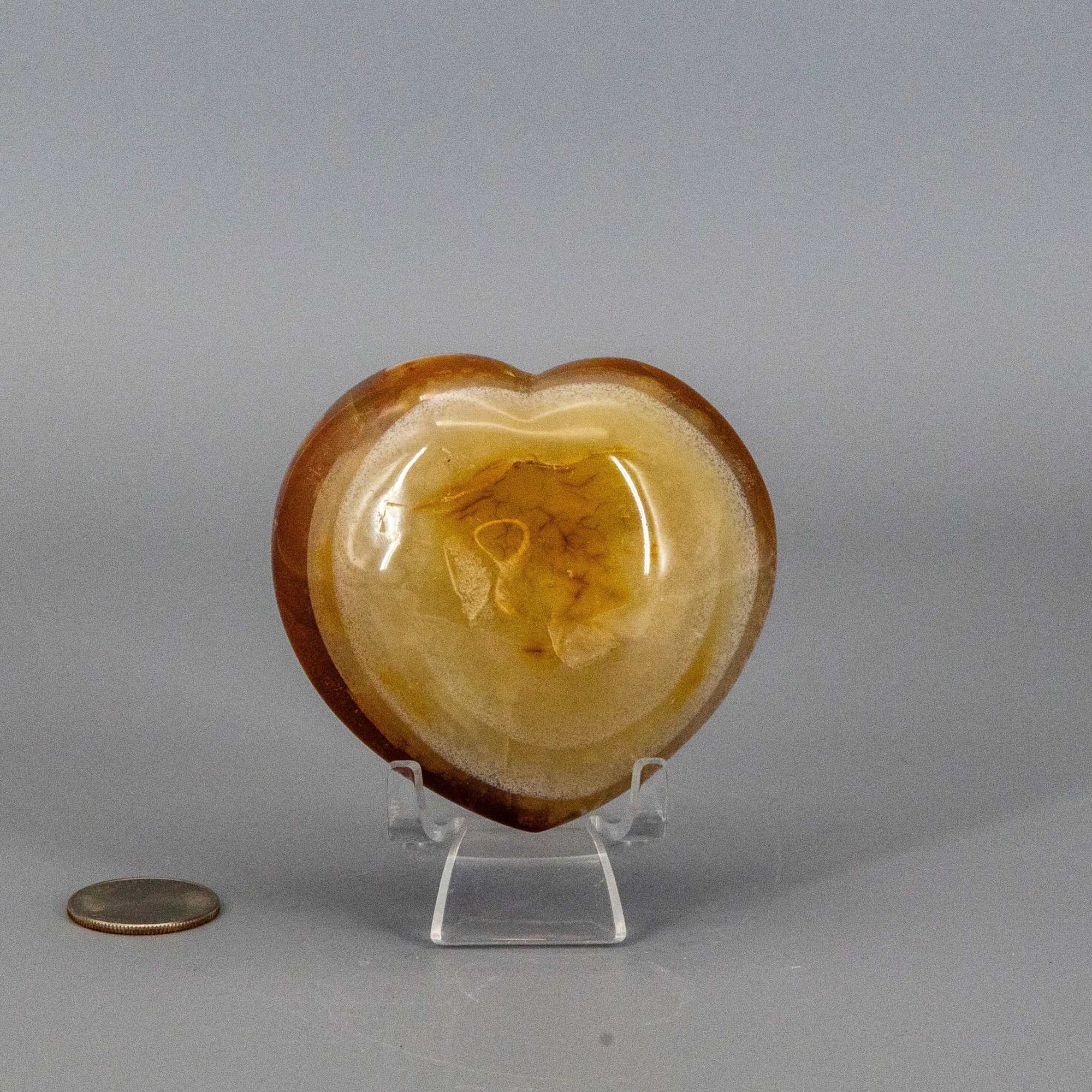 Carnelian Agate Heart