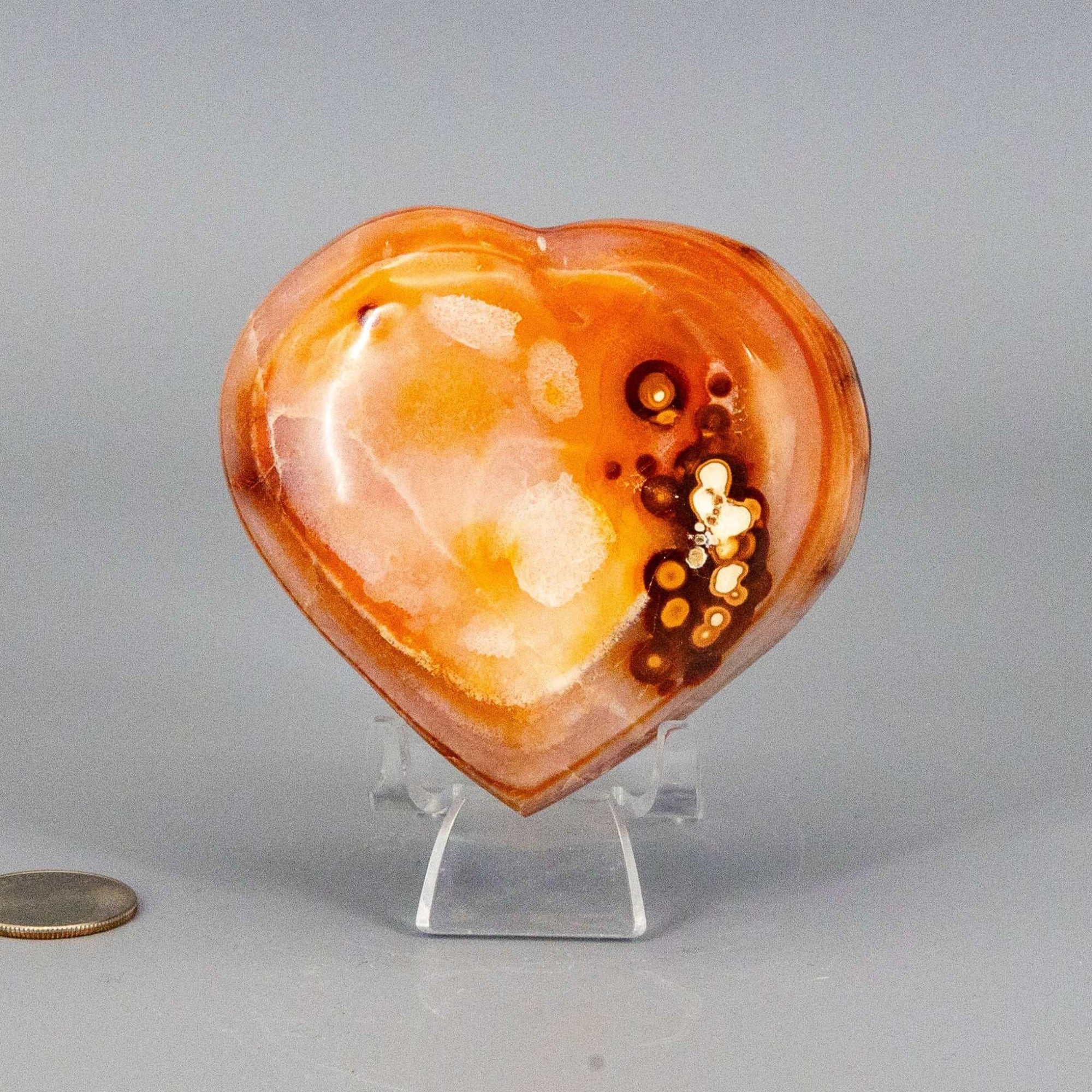 Carnelian Agate Heart