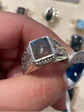 New Labradorite Ring Size 13 (11.0078)