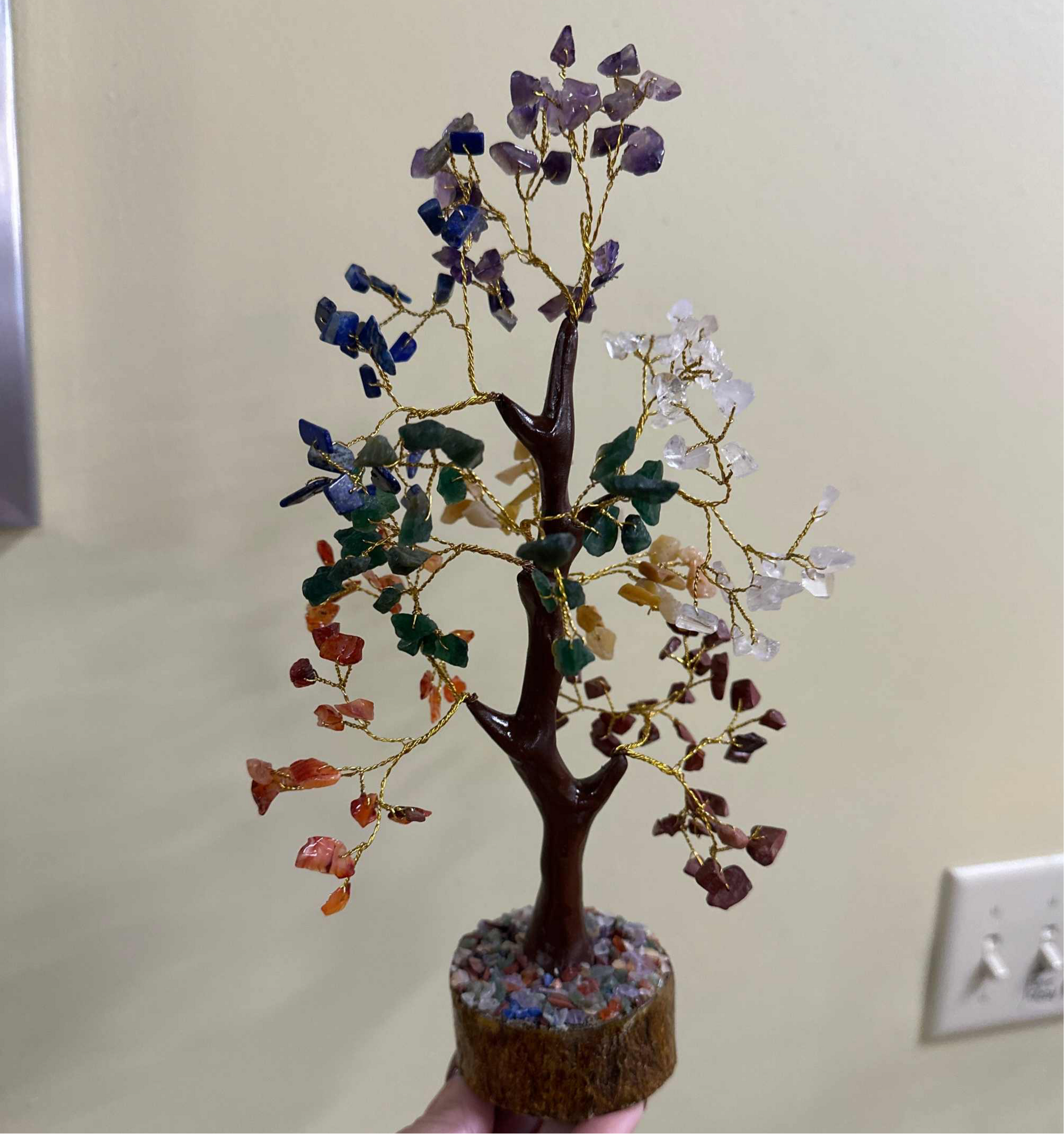 7 Chakra Crystal Gem Tree