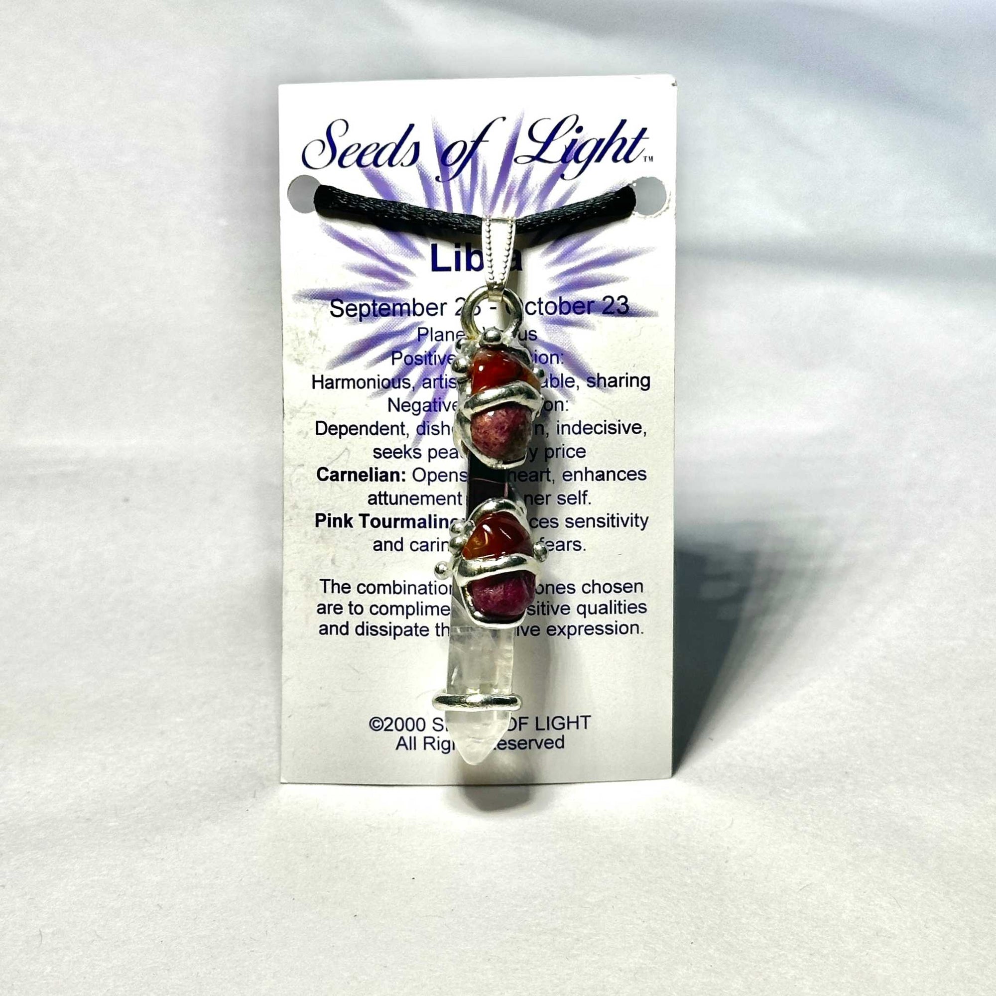 Libra Astrology Mini Wand Necklace