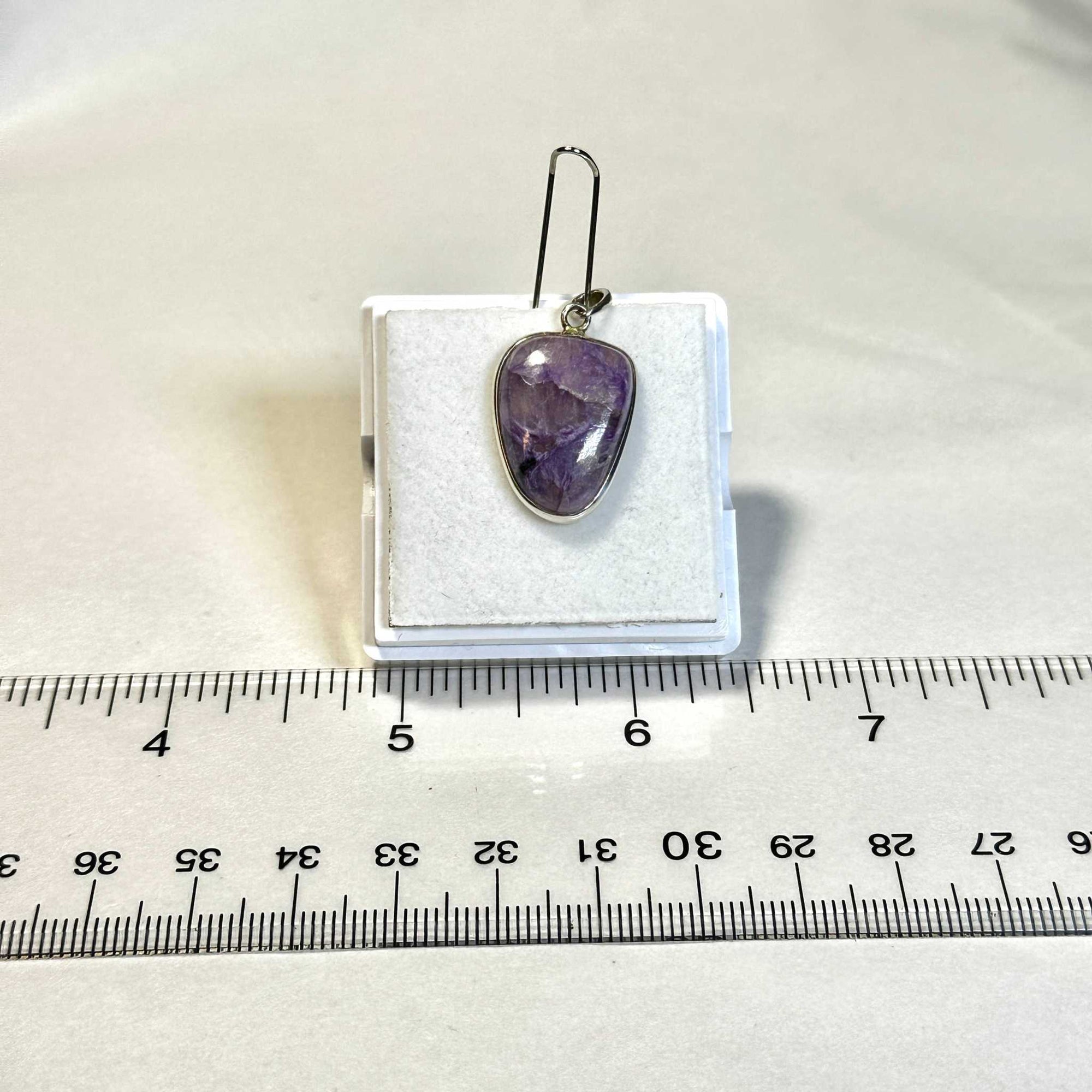 Charoite Pendant 925 Sterling Silver