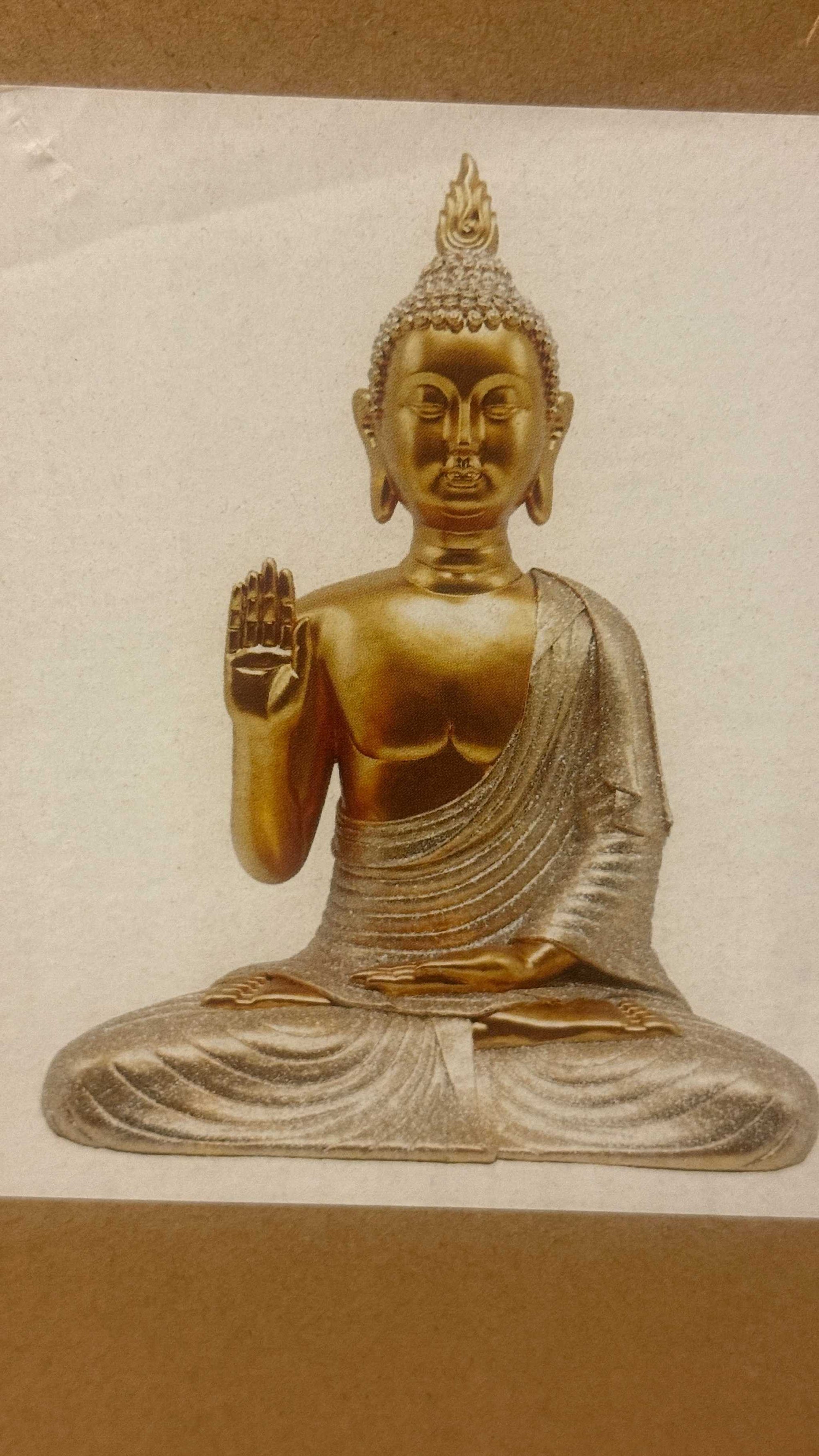 20-Inch "Golden Sunrise" Tibetan Buddha in Abhaya Mudra