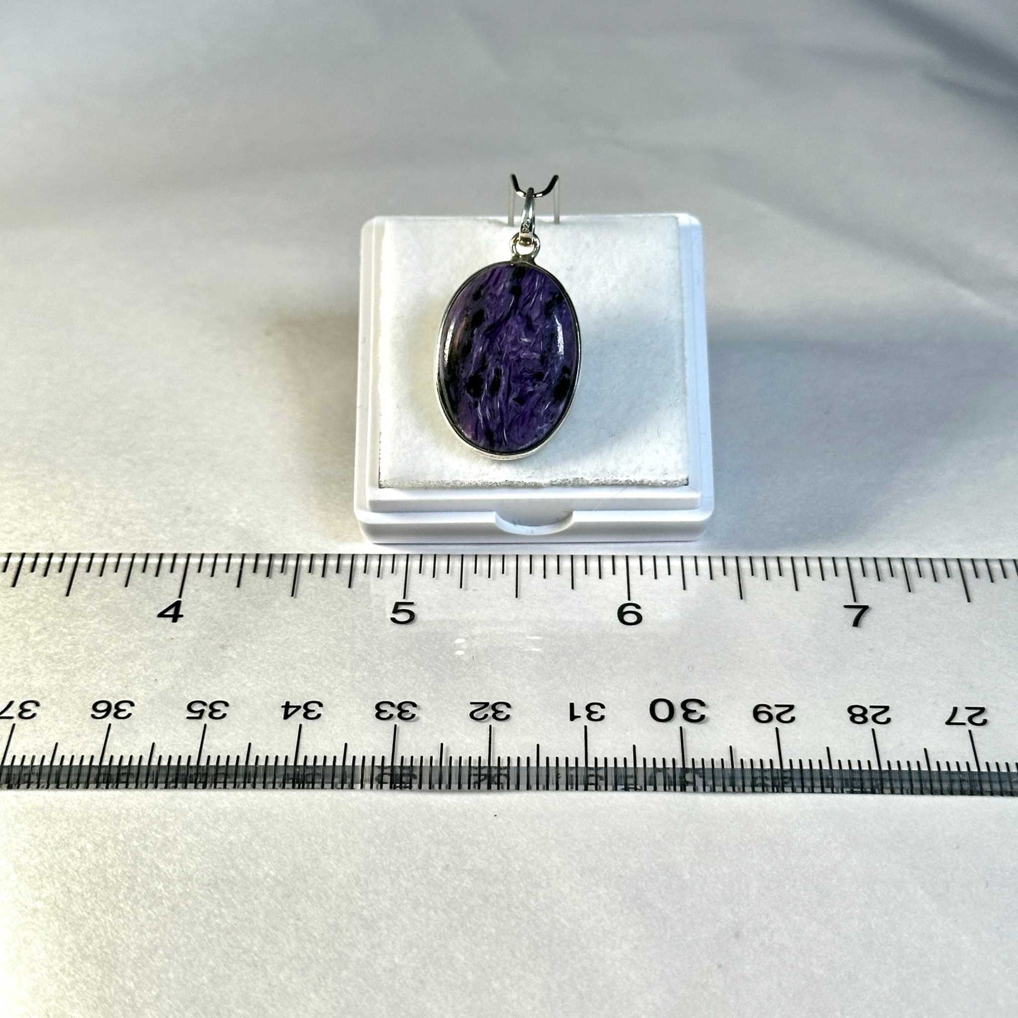Charoite Pendant 925 Sterling Silver
