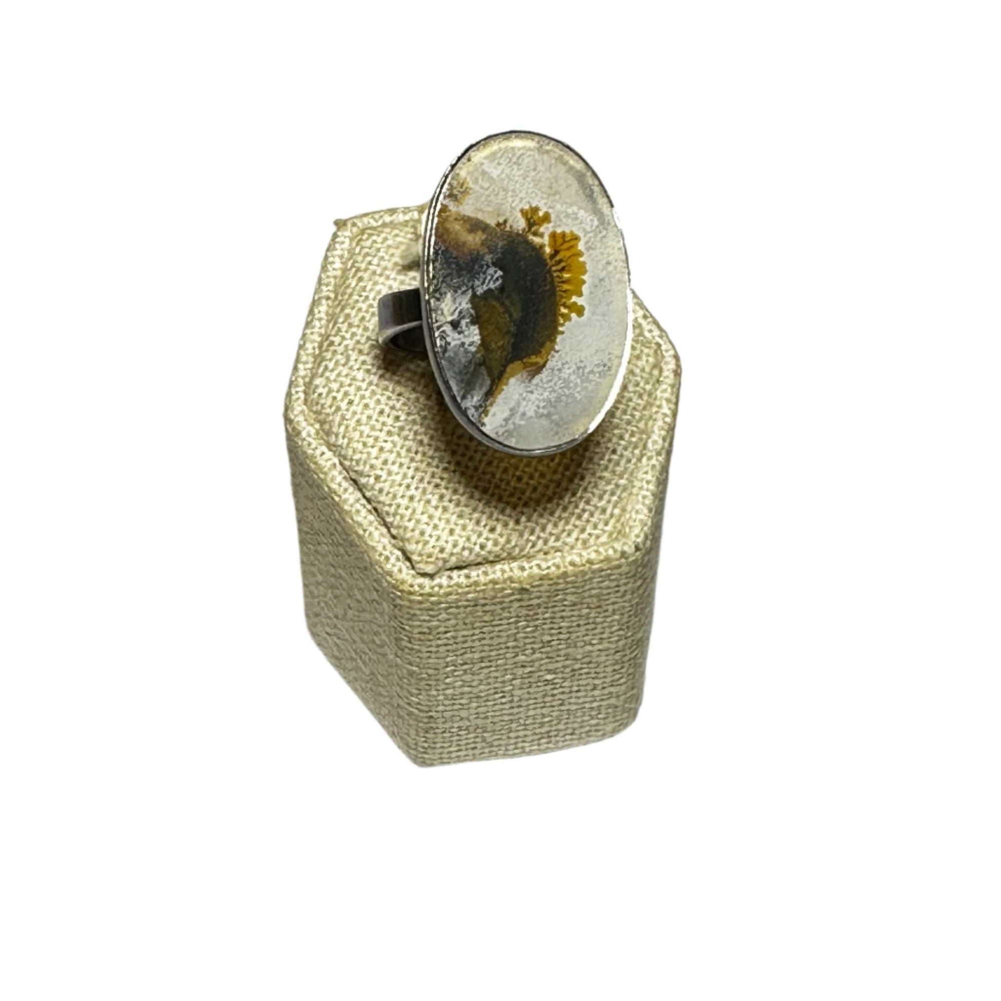 Dendrite Agate Ring Size 10