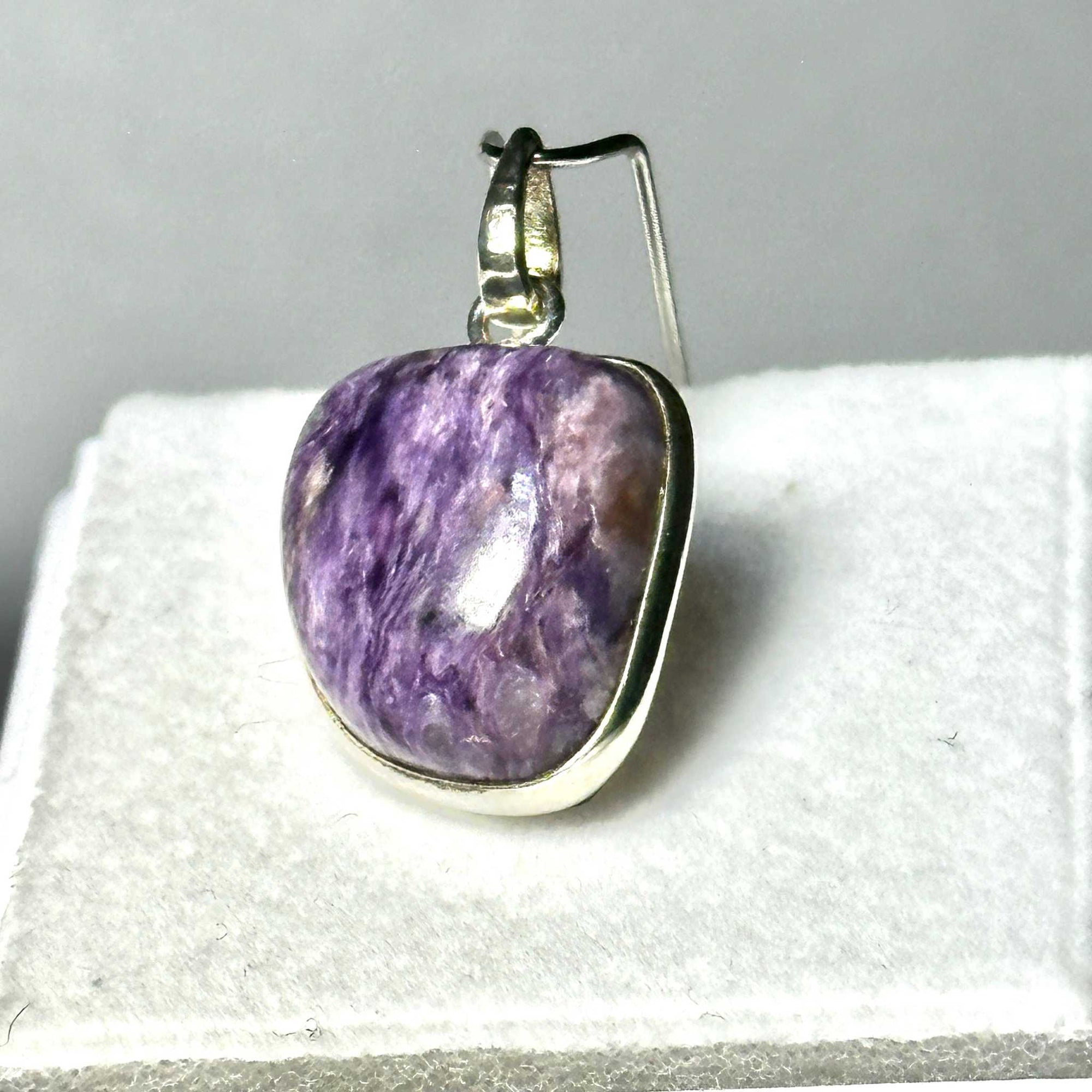 Charoite Pendant 925 Sterling Silver