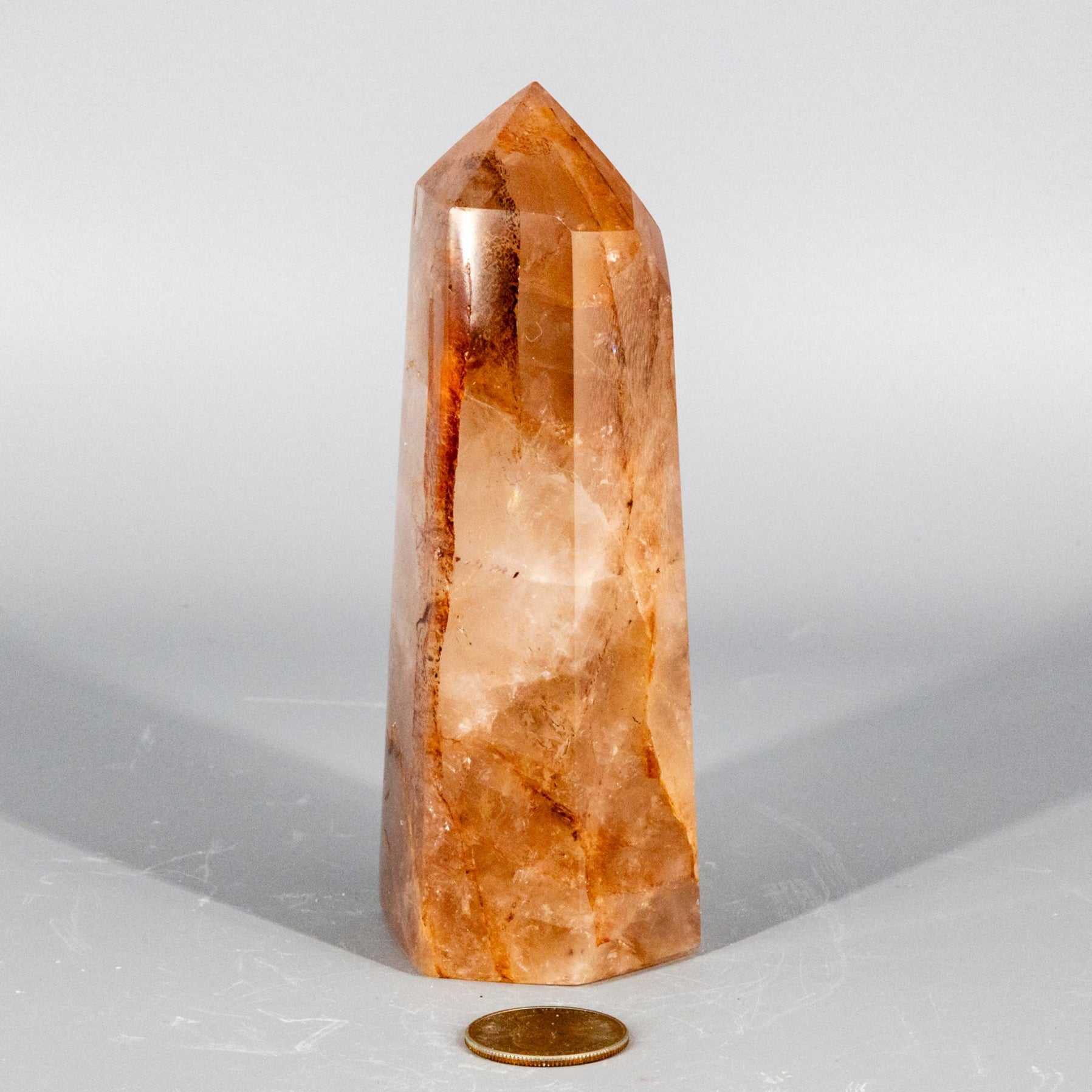 Hematoid "Fire" Quartz Tower