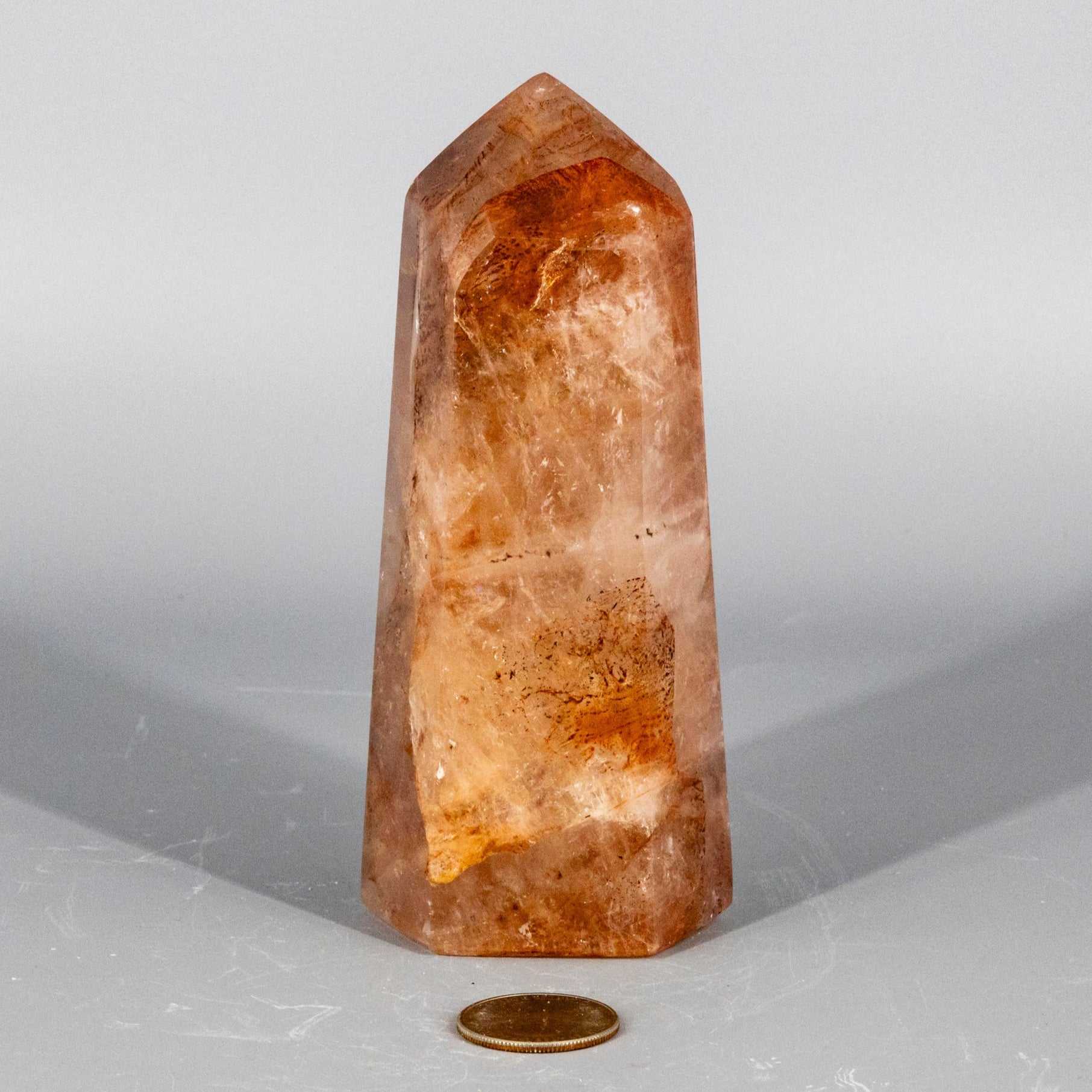 Hematoid "Fire" Quartz Tower