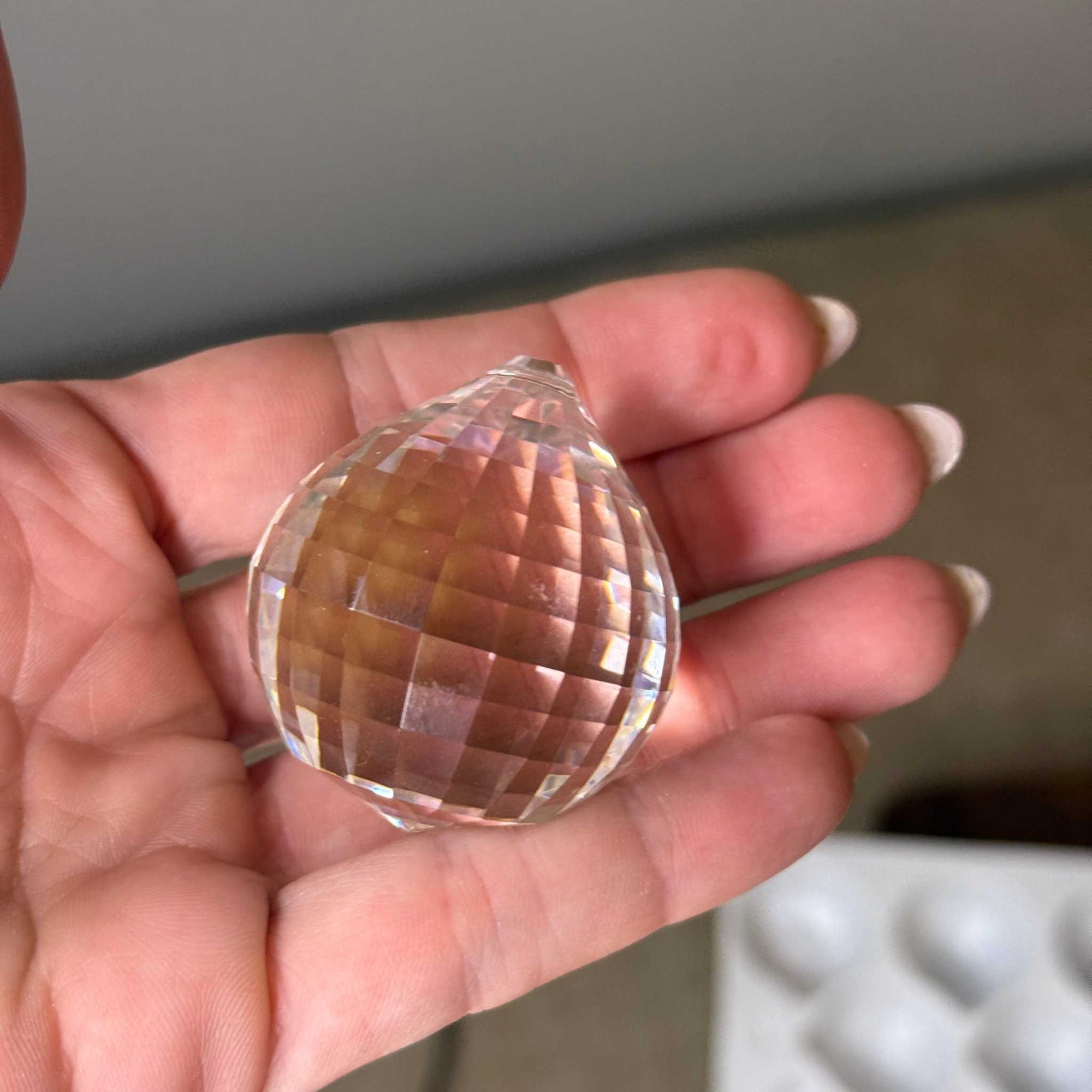 Faceted Egyptian Crystal Disco Ball 40mm - Sun Catcher