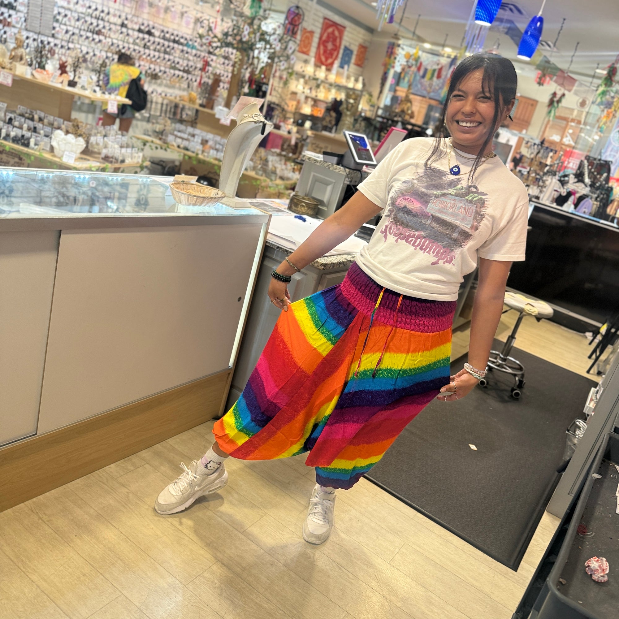 Rainbow Harem Alibaba Onesie Pants