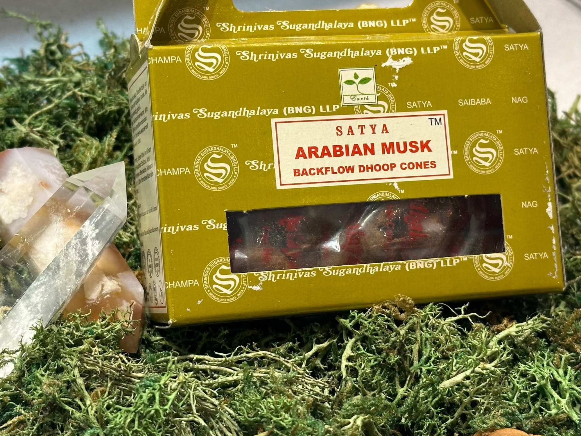 Back Flow Incense Cones - SatyaIncense ConesBack Flow Incense Cones - Satya