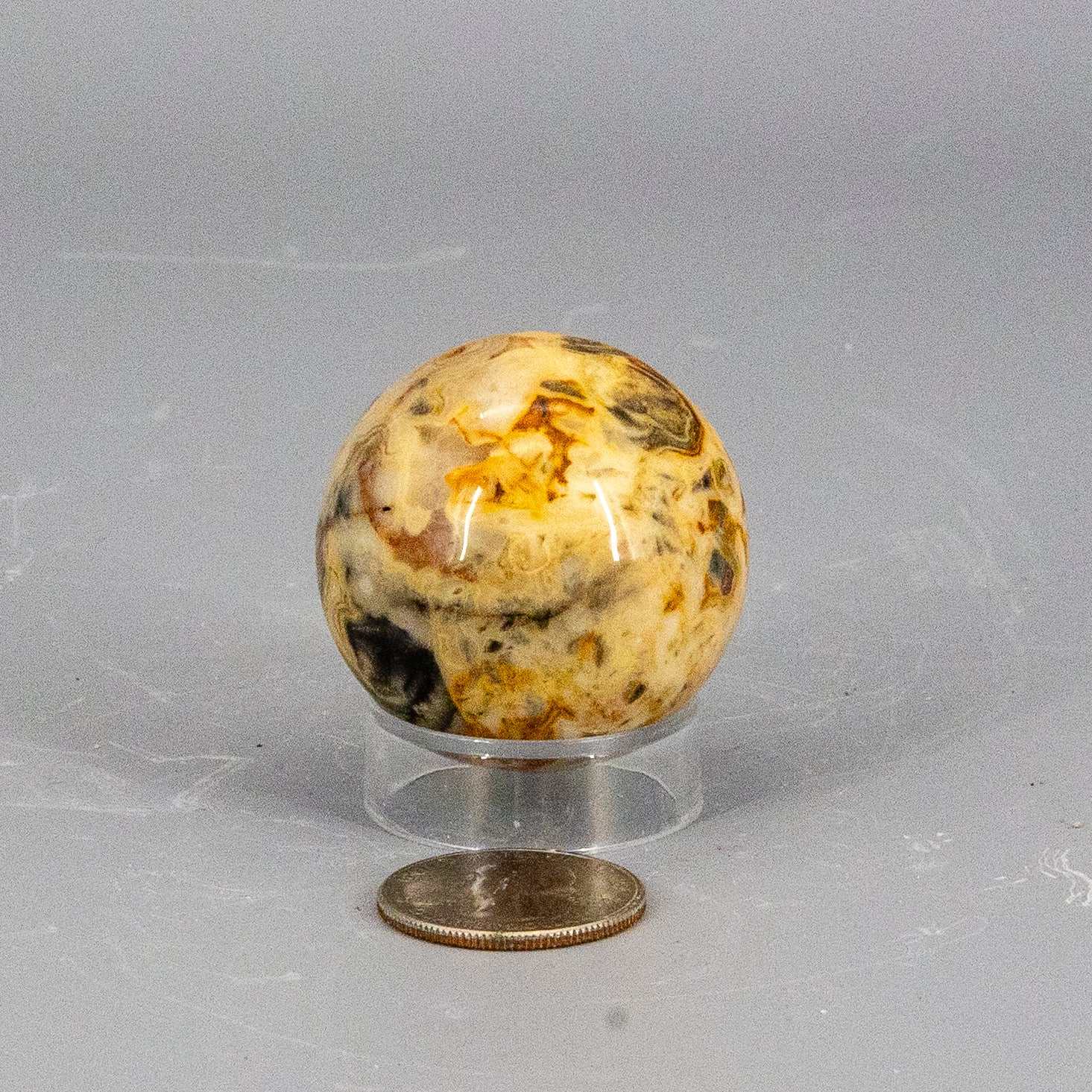 Mexican Crazy Lace Agate Sphere 40mm