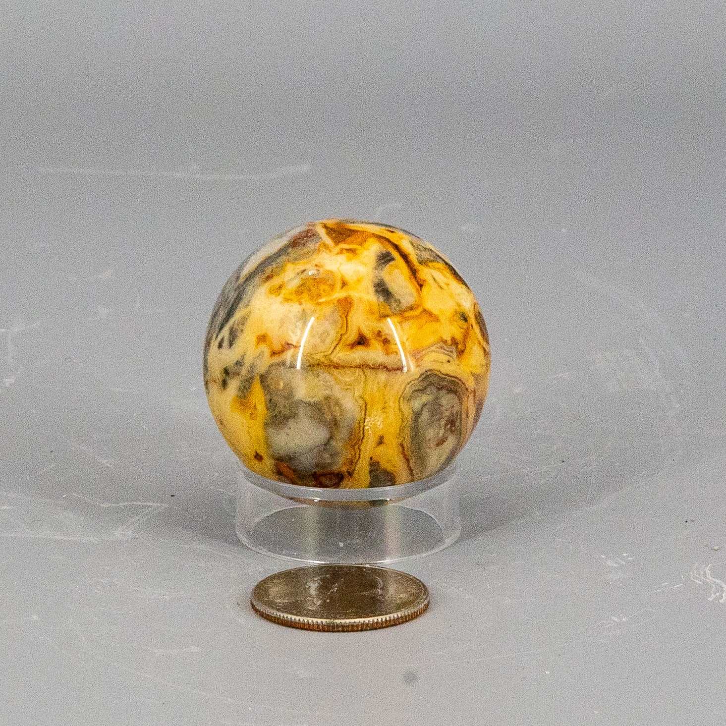 Mexican Crazy Lace Agate Sphere 40mm