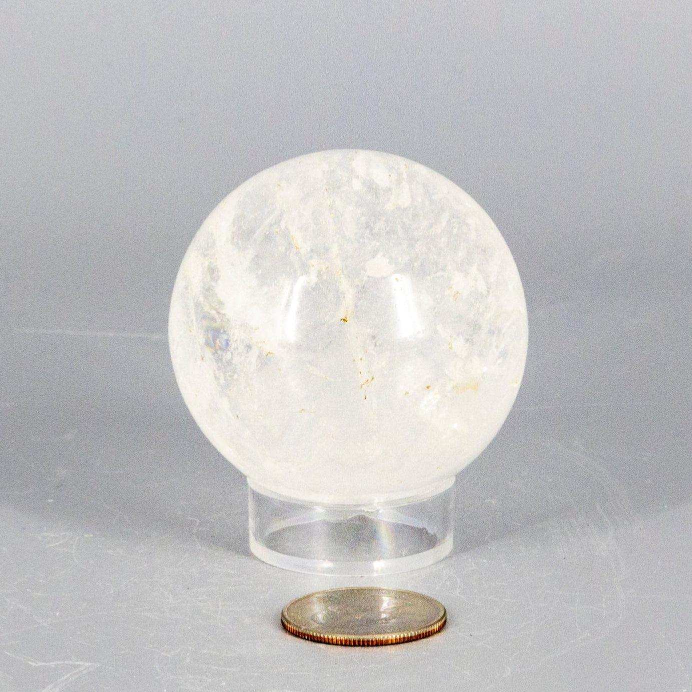 Natural Quartz Sphere "The Master Healer" 53-55MM