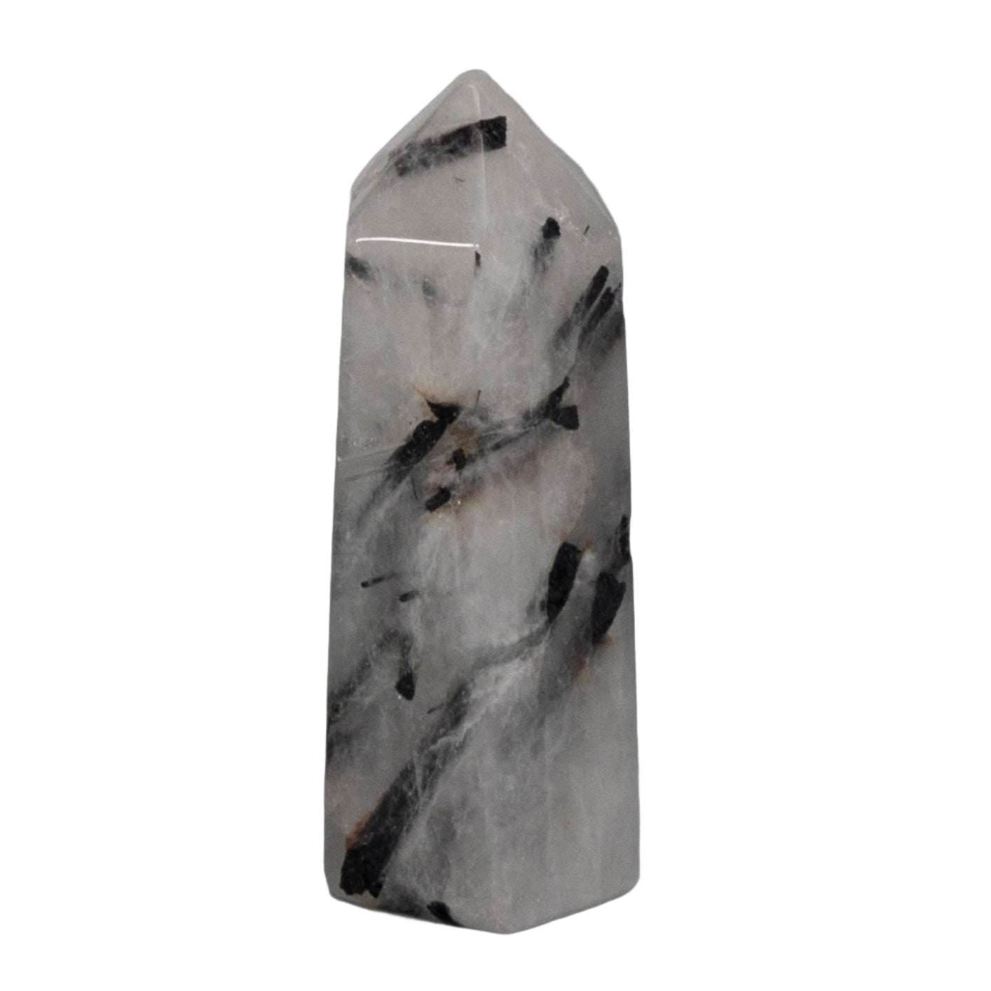 Quartz with Black Tourmaline Tower