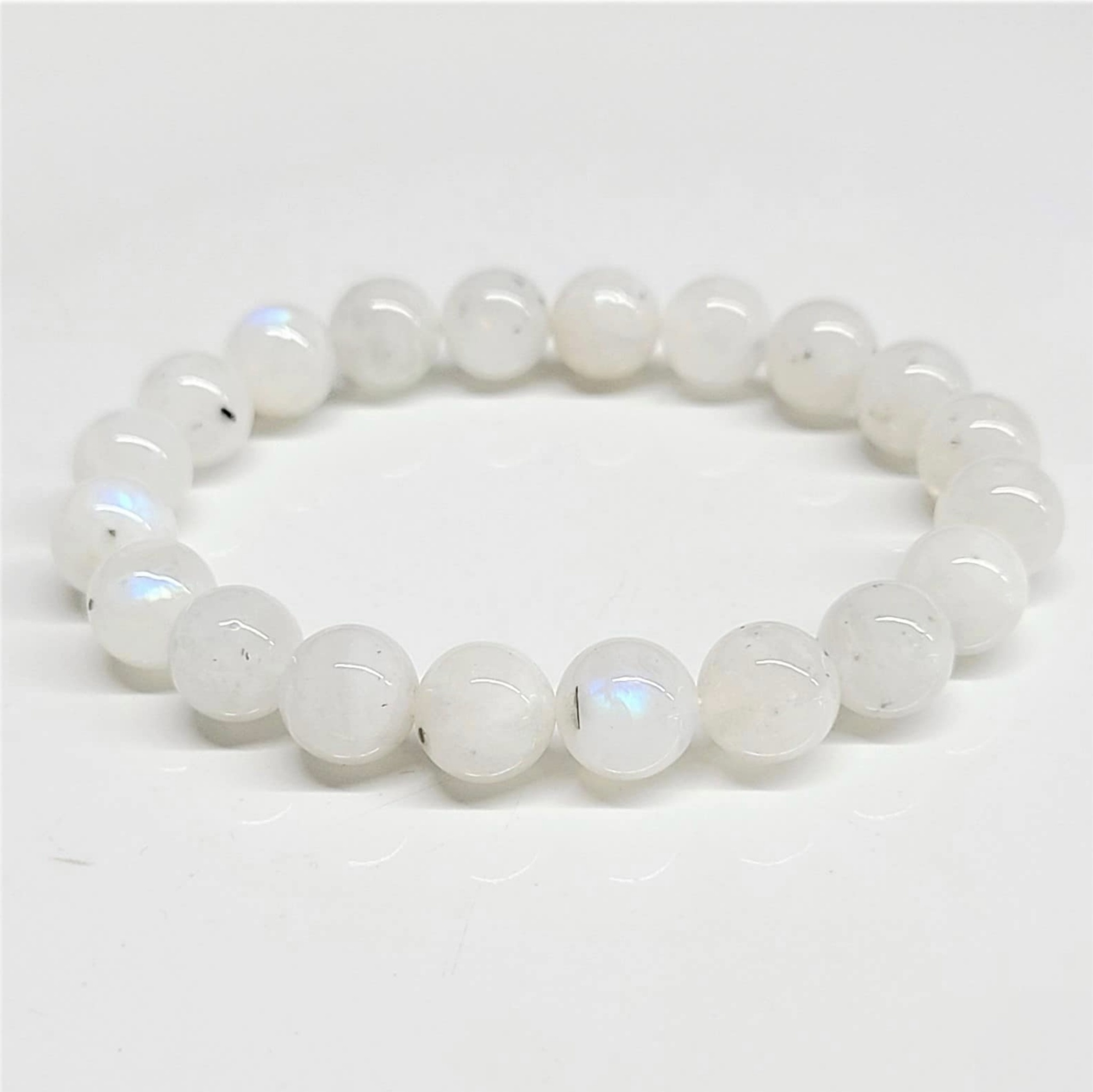 Rainbow Moonstone Stackable Bracelet