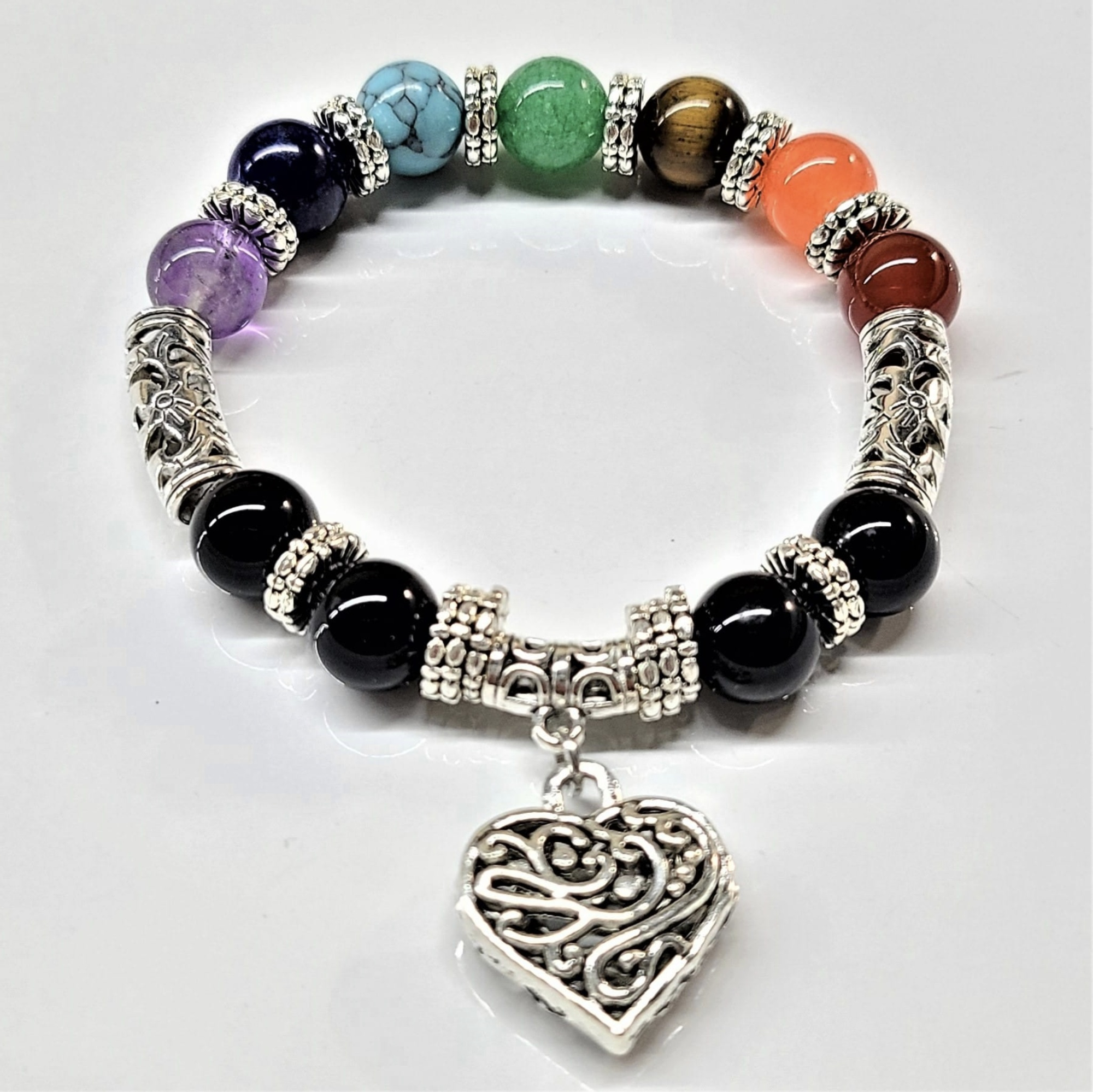 Gemstone Chakra Bracelet 10mm