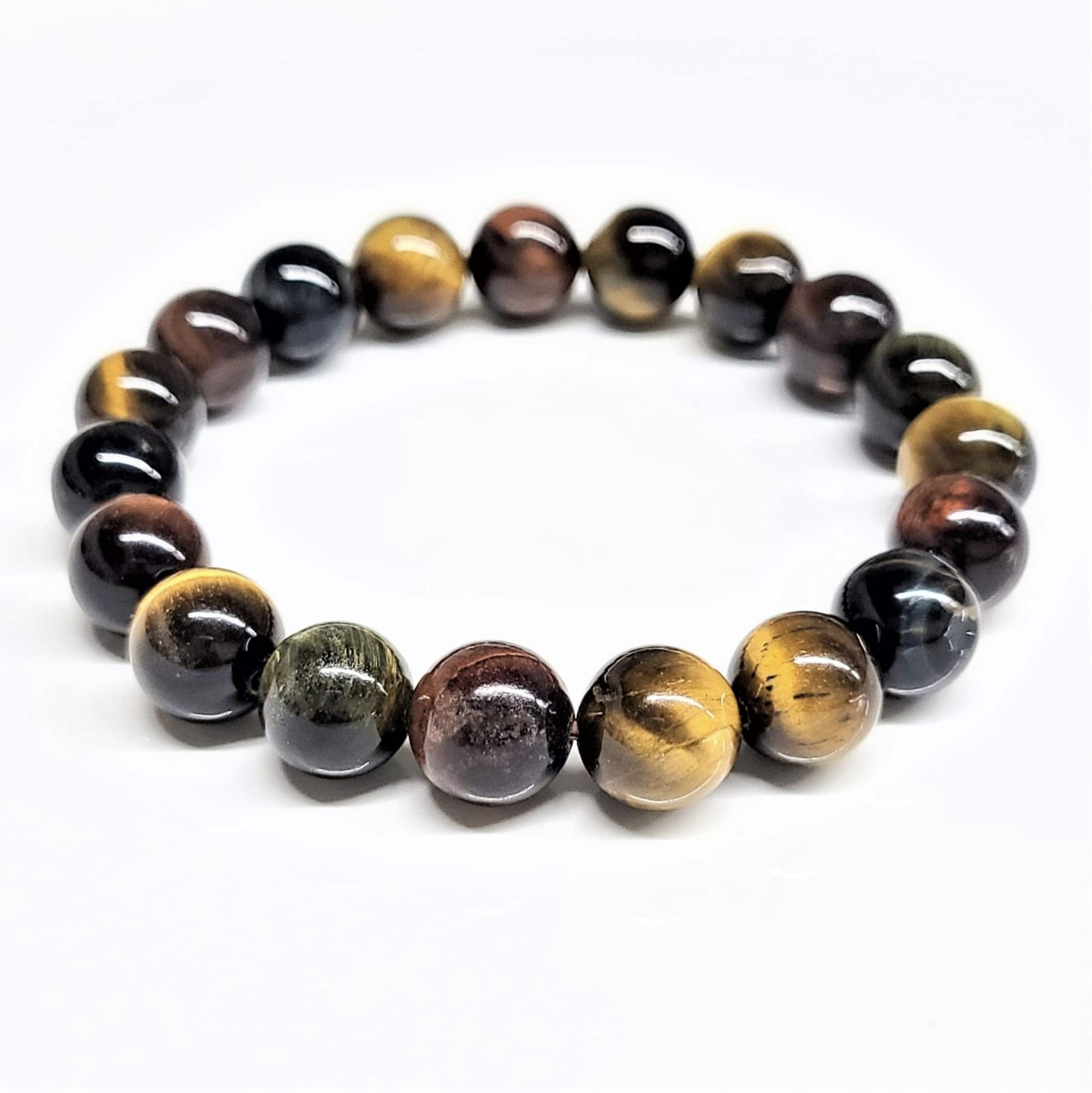 Multi-Color Tiger Eye Stackable Bracelet