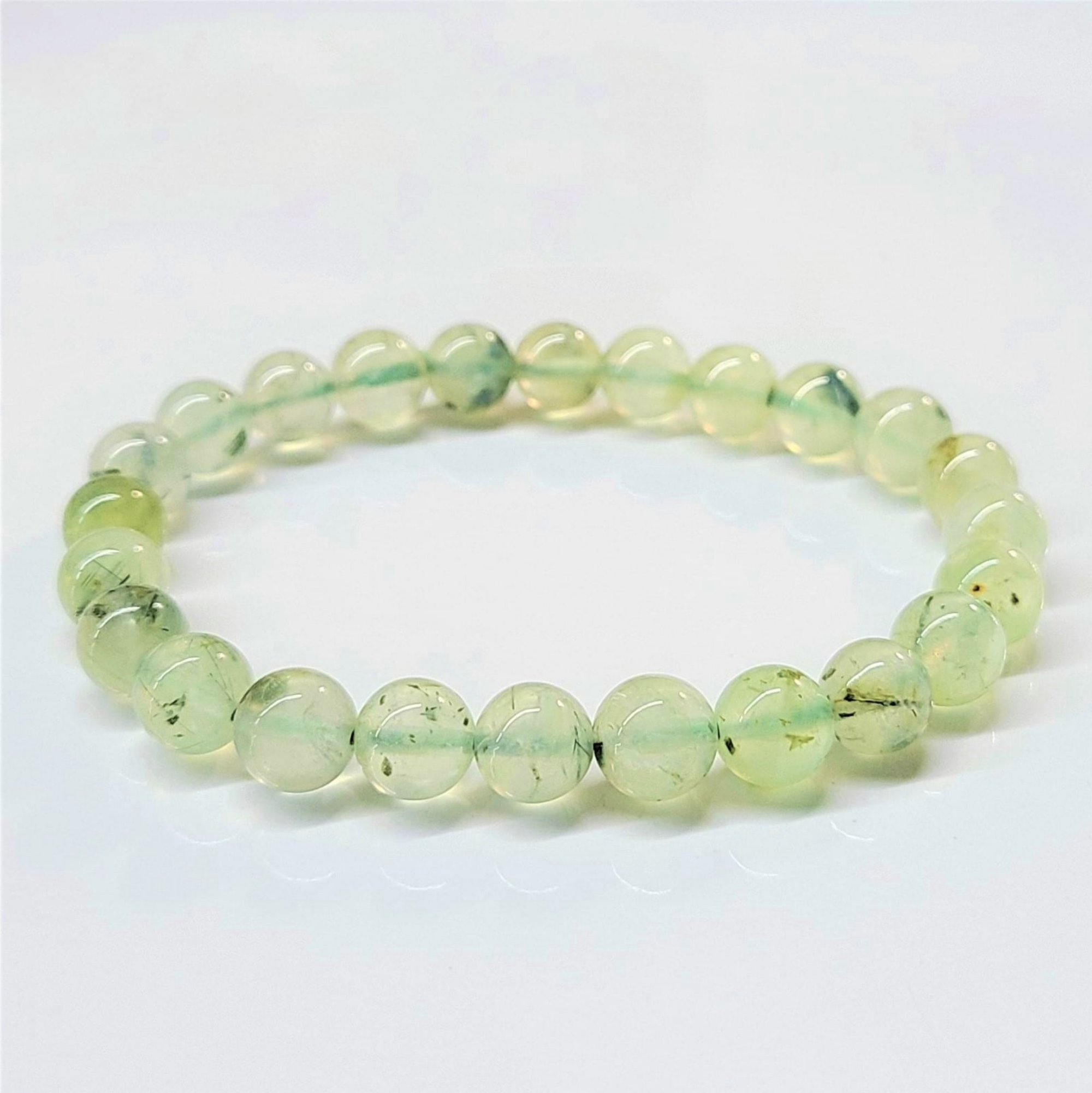 Prehnite Stackable Bracelet