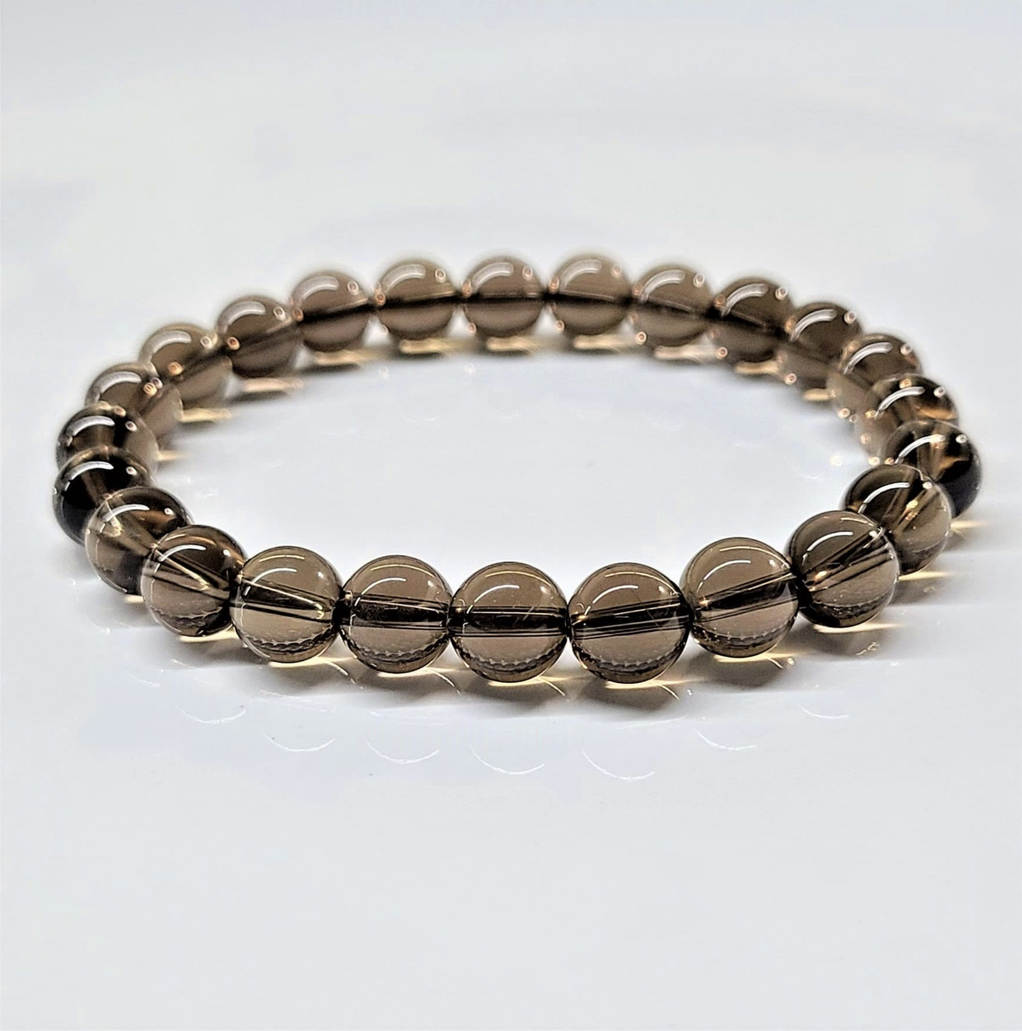 Smokey Quartz Stackable Bracelet