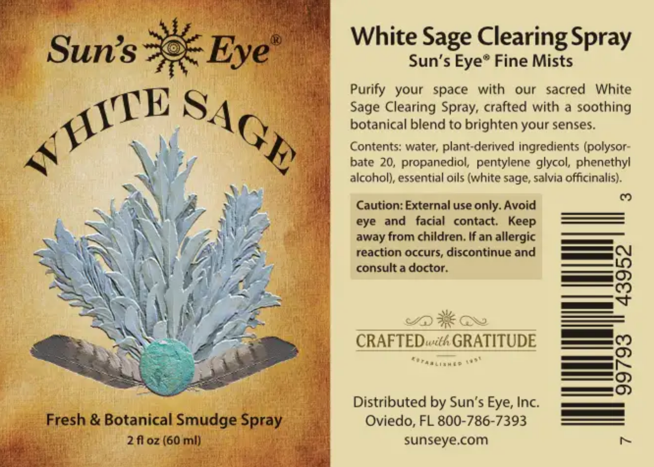 White Sage Clearing Spray 8 oz