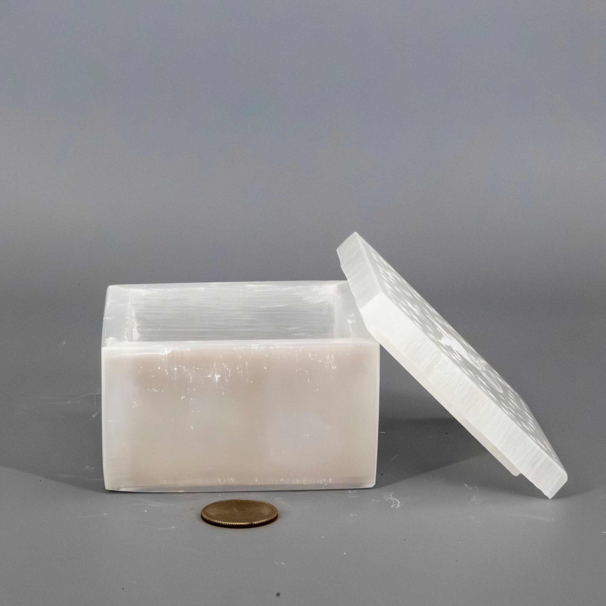 Selenite "Forest Fairy" Jewelry Box
