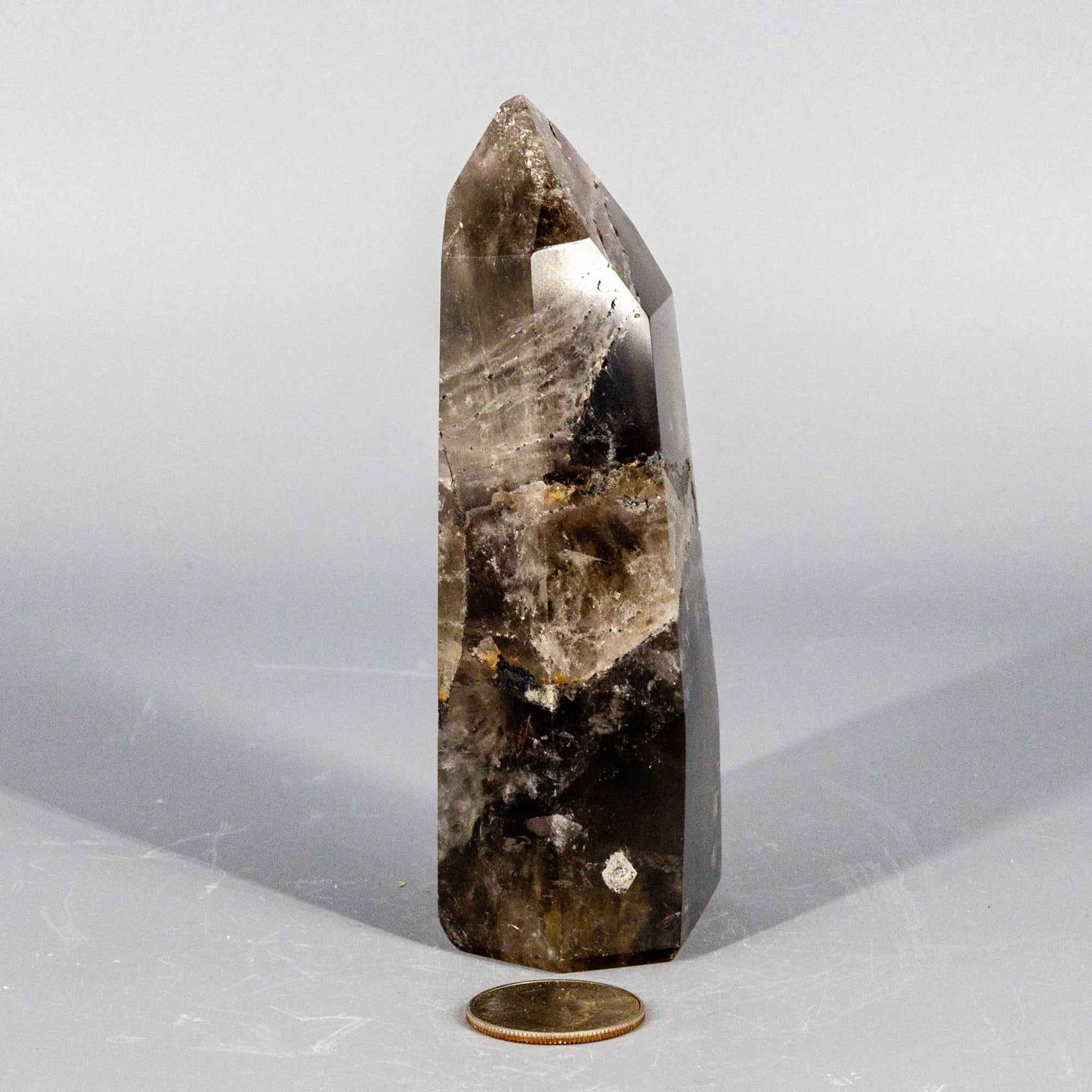 Smokey Quartz Obelisk Tower