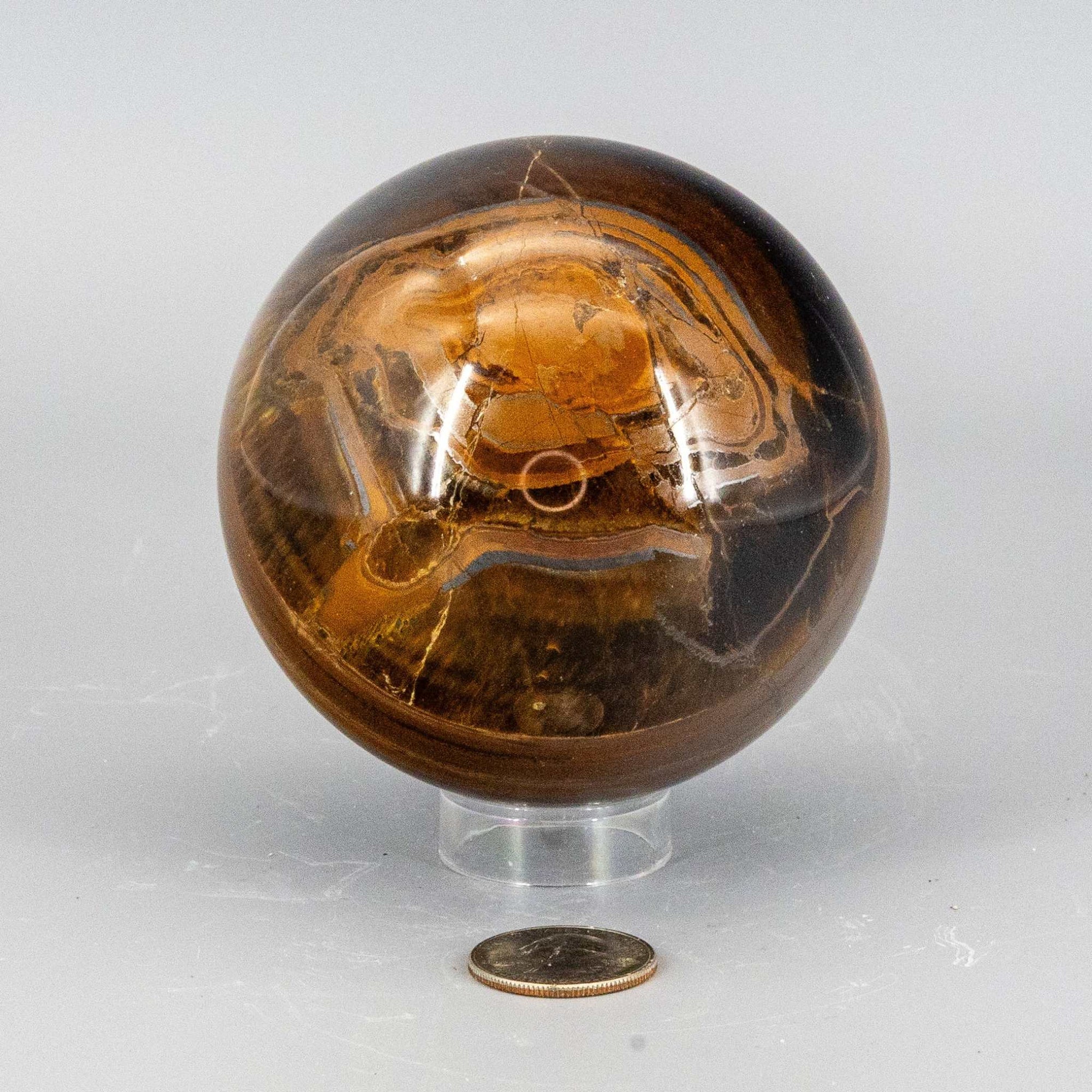 Tiger’s Eye XL Sphere 90mm