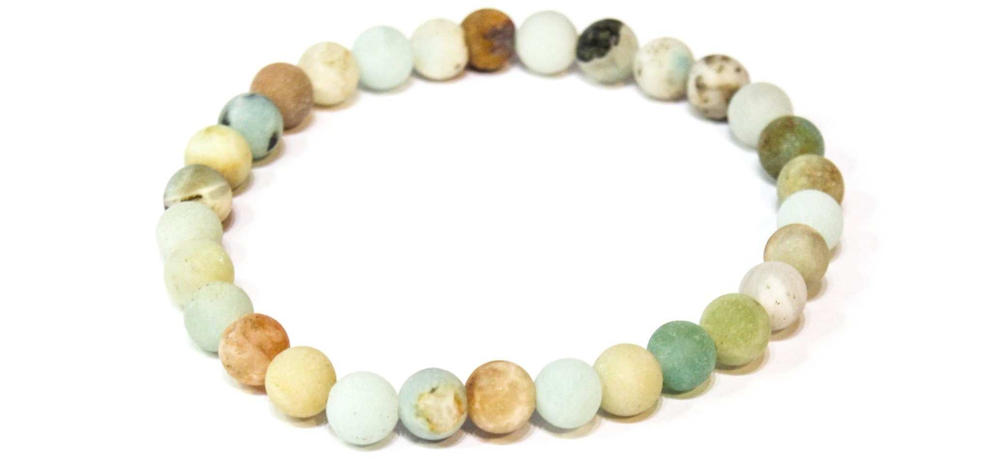 Amazonite (Matte) Stackable Bracelet - Sacred Crystals Bracelets