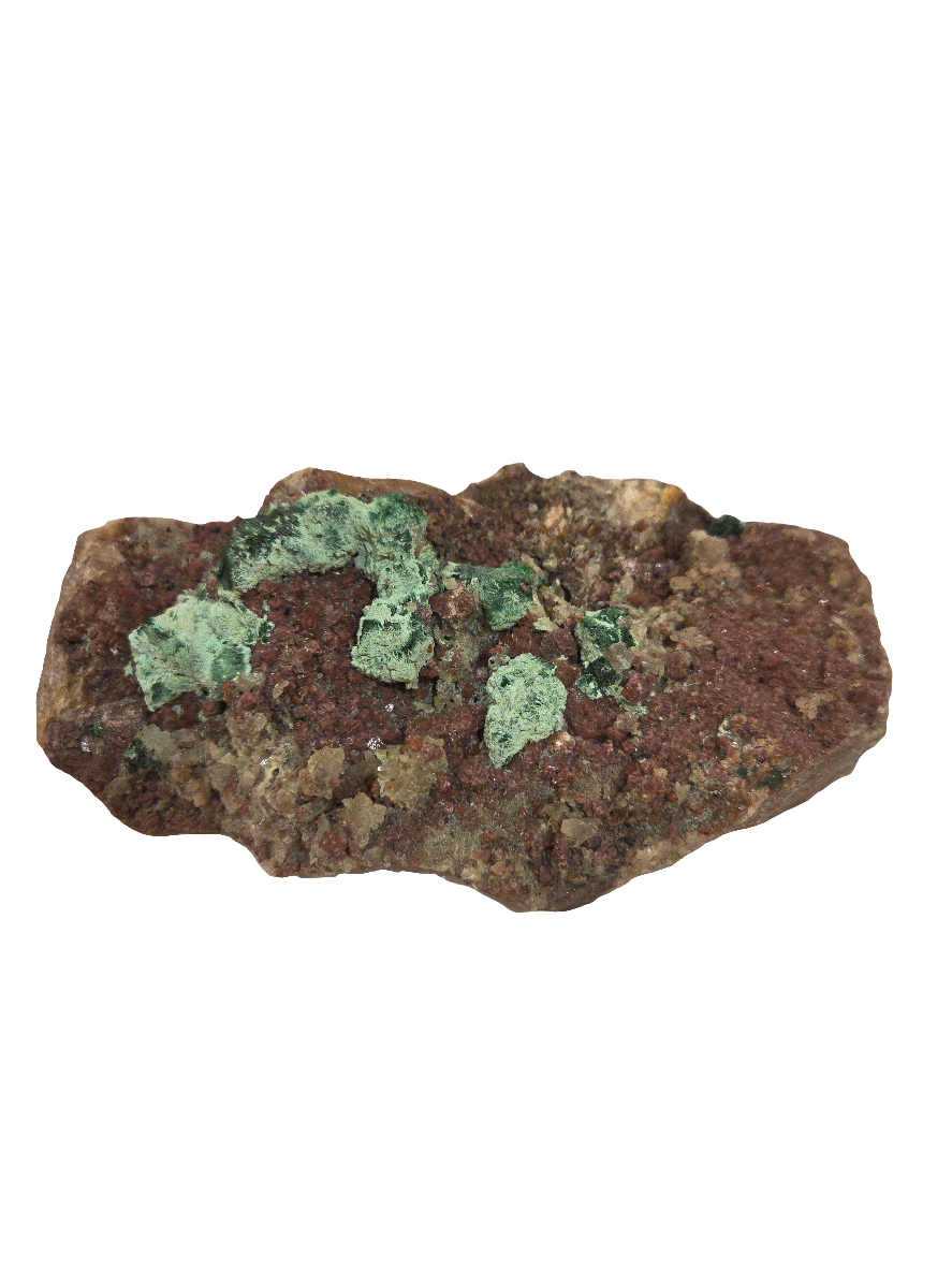 Cobalto Calcite with Quartz and Malachite Vein