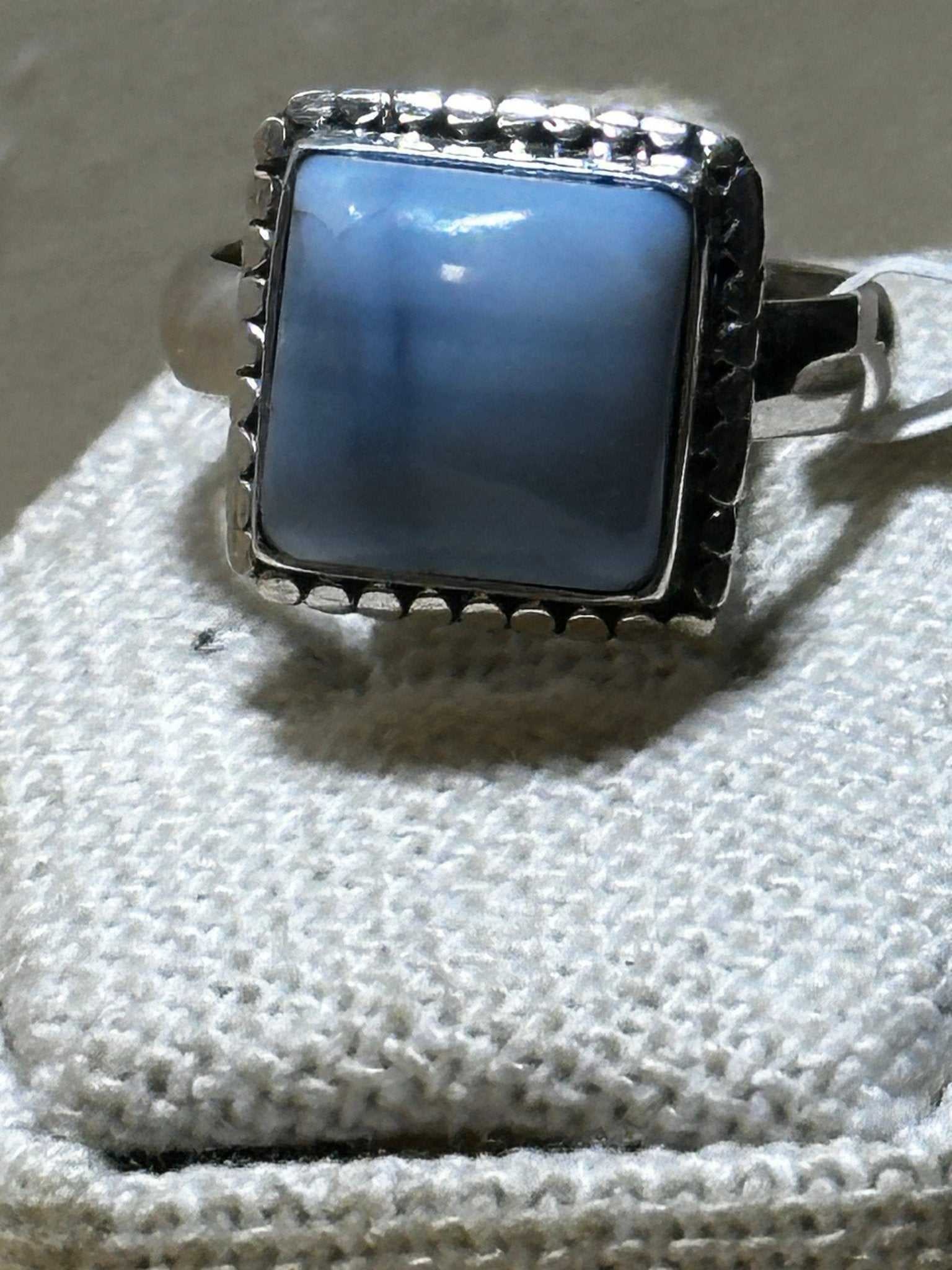 Blue Opal Ring Size 6 (04.5034) - Sacred Crystals Rings