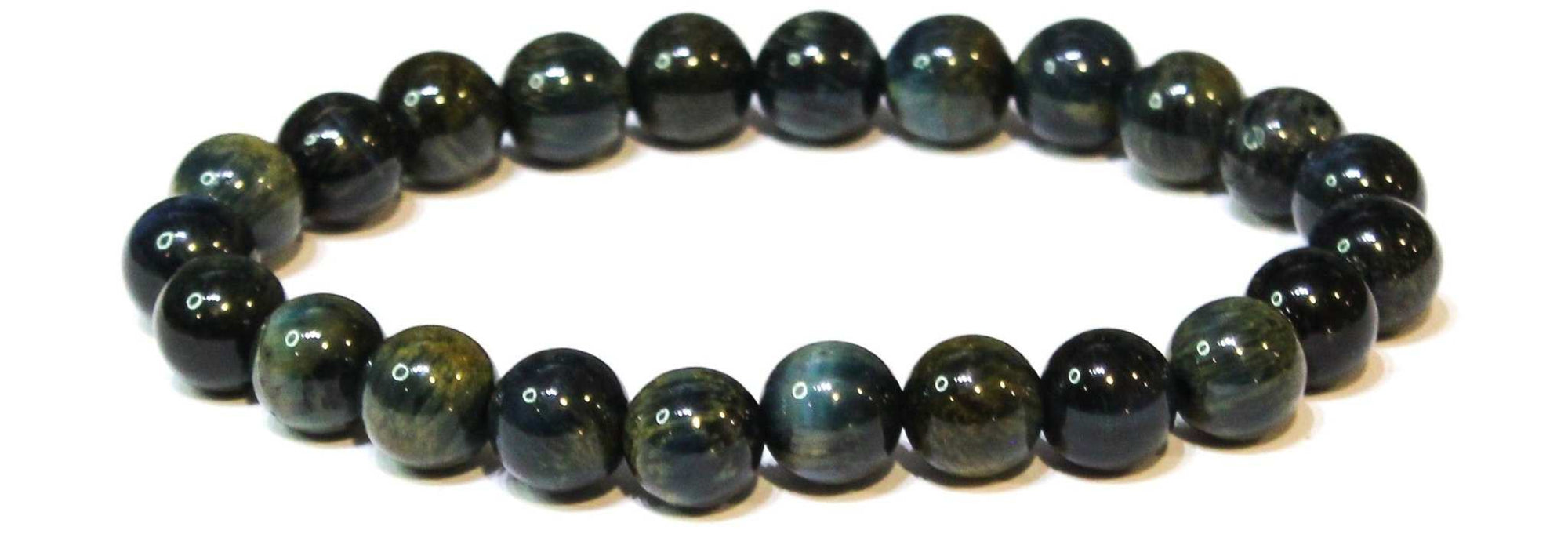 Blue Tiger (Hawk's Eye) Stackable Bracelet - Sacred Crystals Bracelets