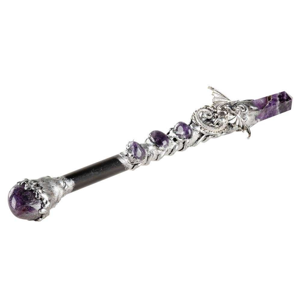 Dragon Wand with Amethyst