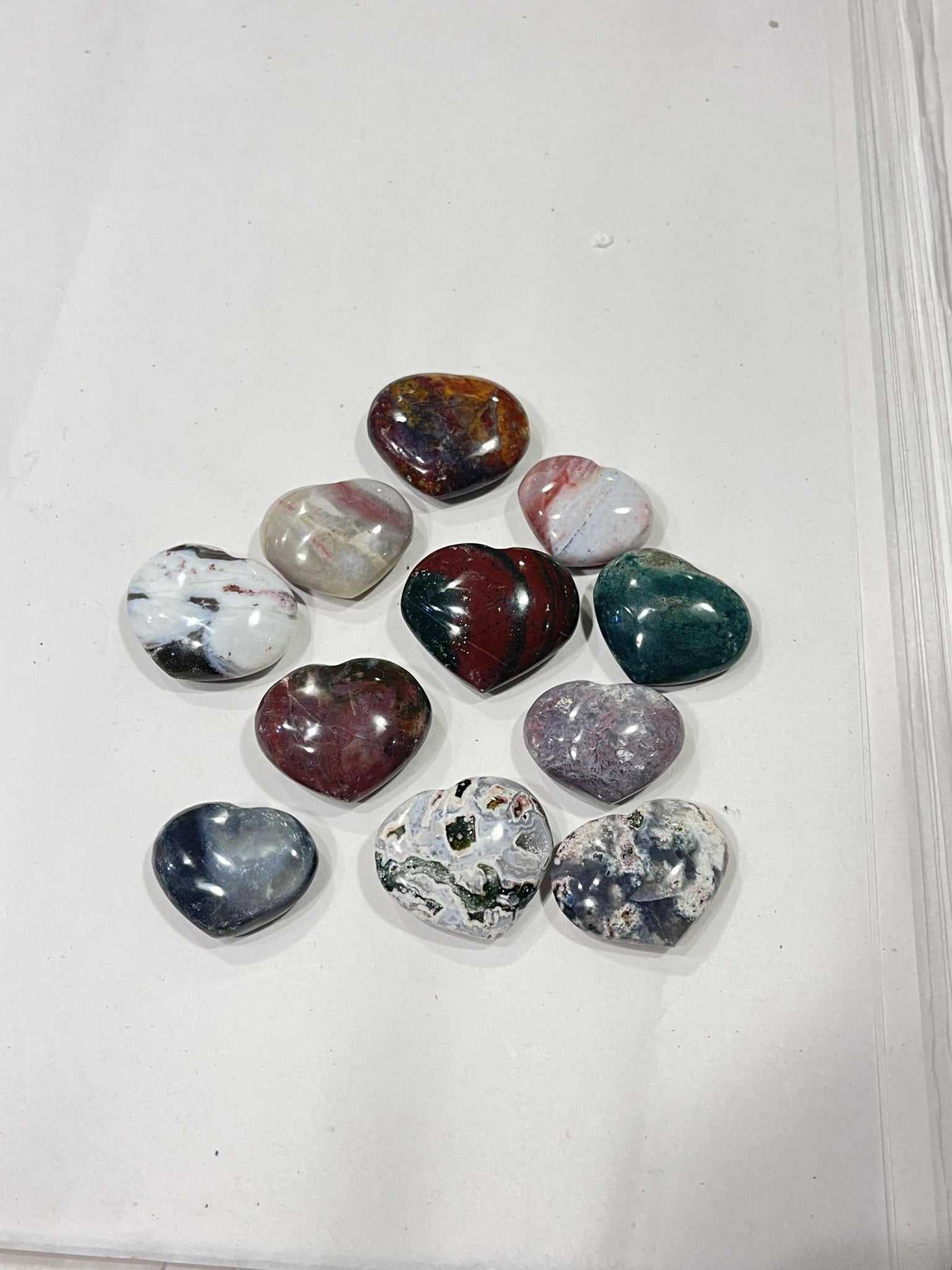 Fancy Jasper Pocket Heart - Sacred Crystals Hearts