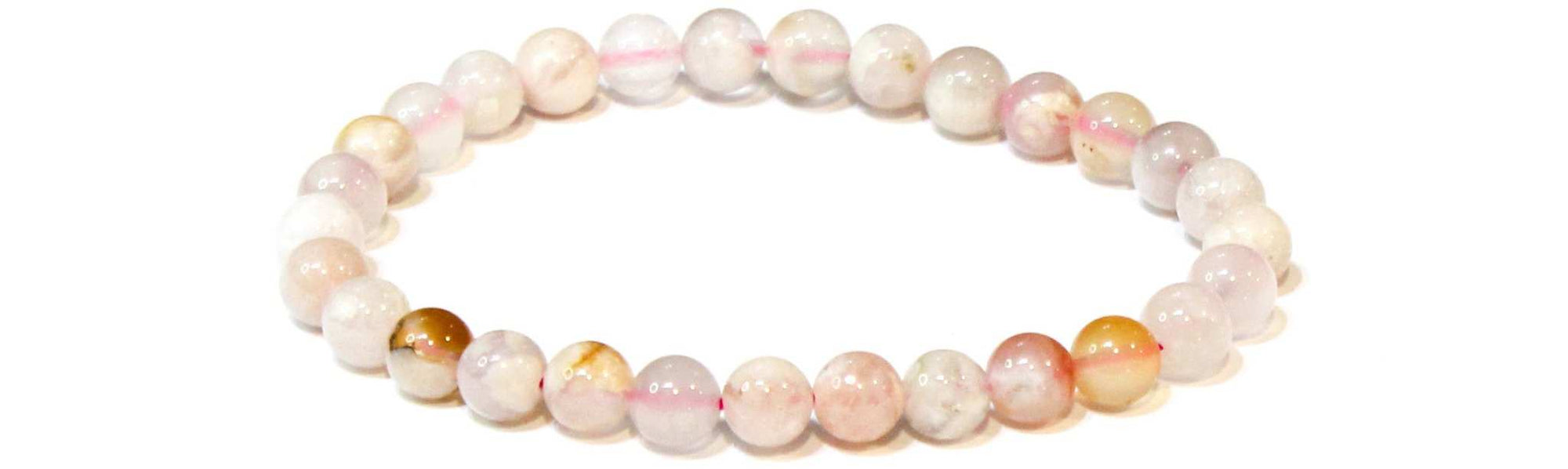 Flower Agate Stackable Bracelet - Sacred Crystals Bracelets